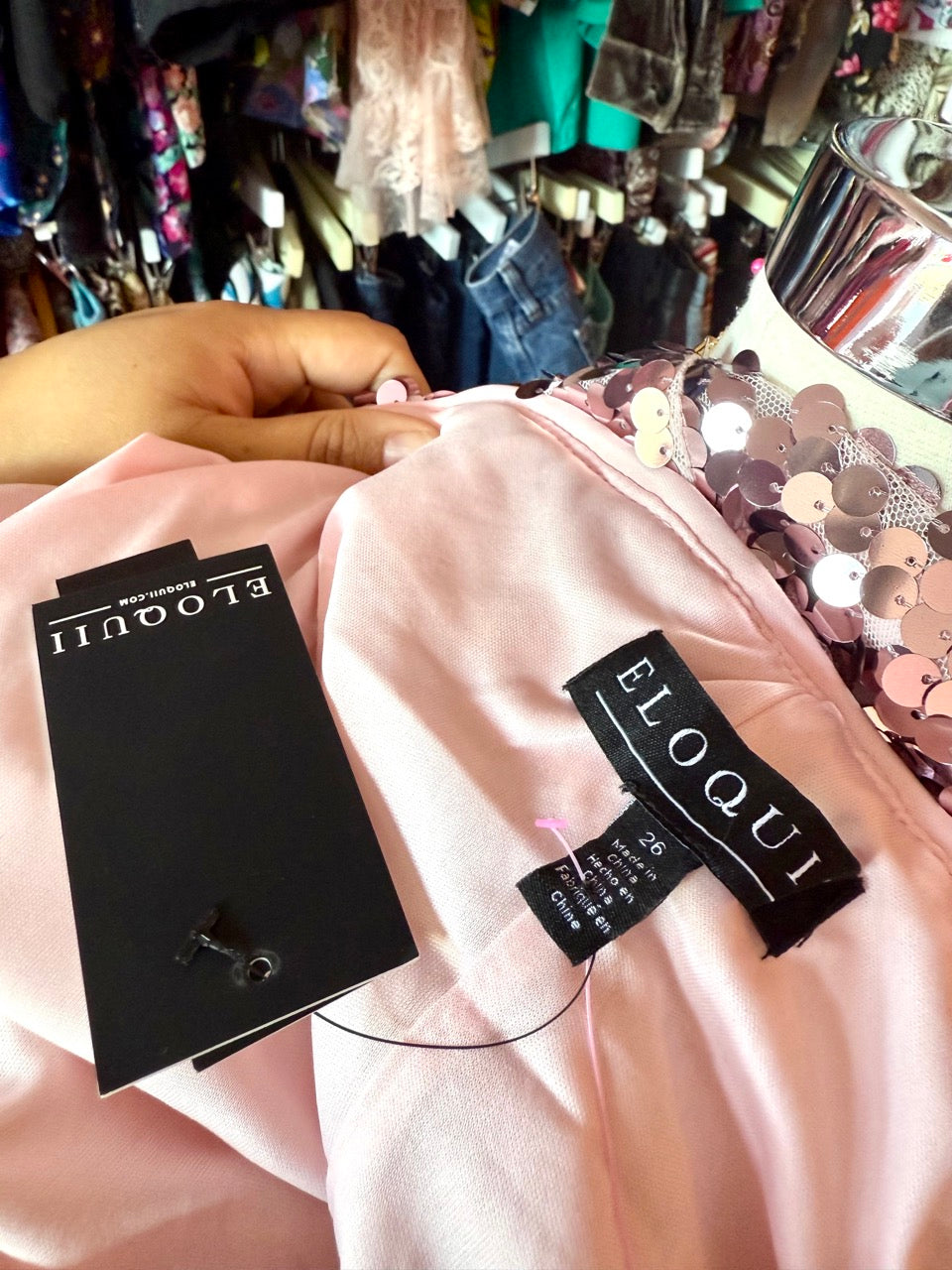 NWT Blushing Beauty Sequin Midi Skirt - Size 26 4X