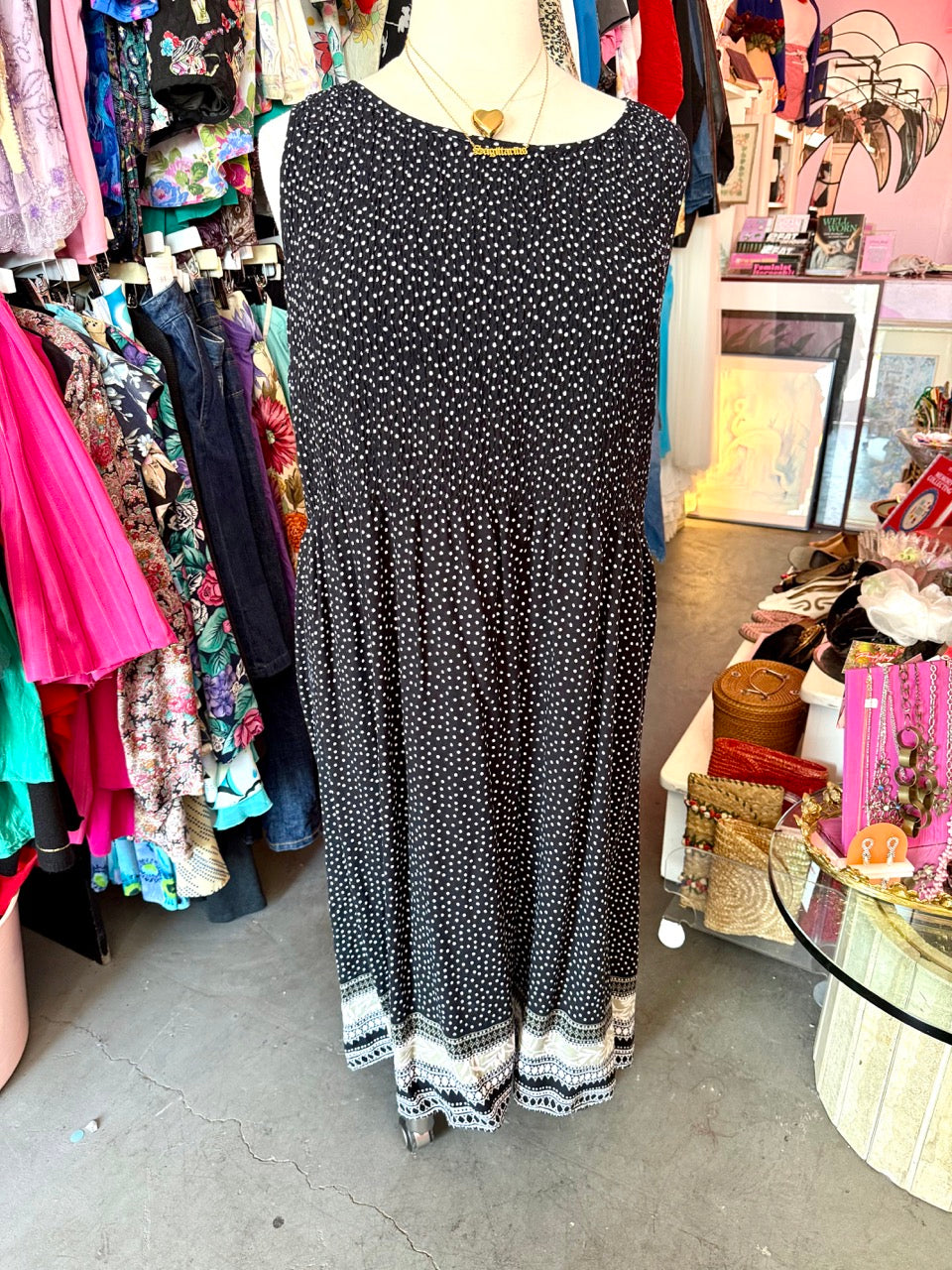 90s Polka Dots Please Dress - Size 3X/4X