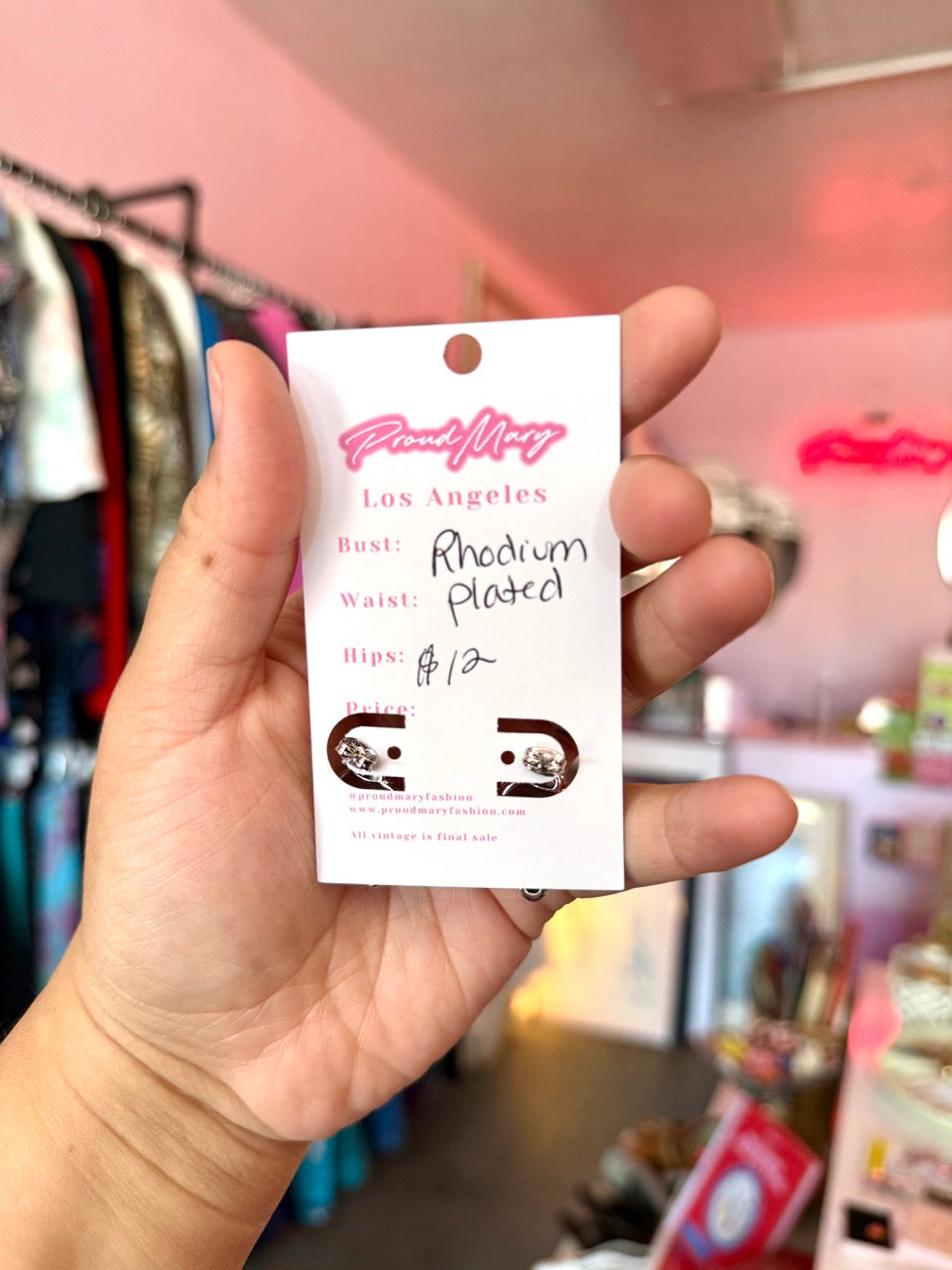 Listen to the Ocean Silver Conch Shell Earrings - Rhodium Plated