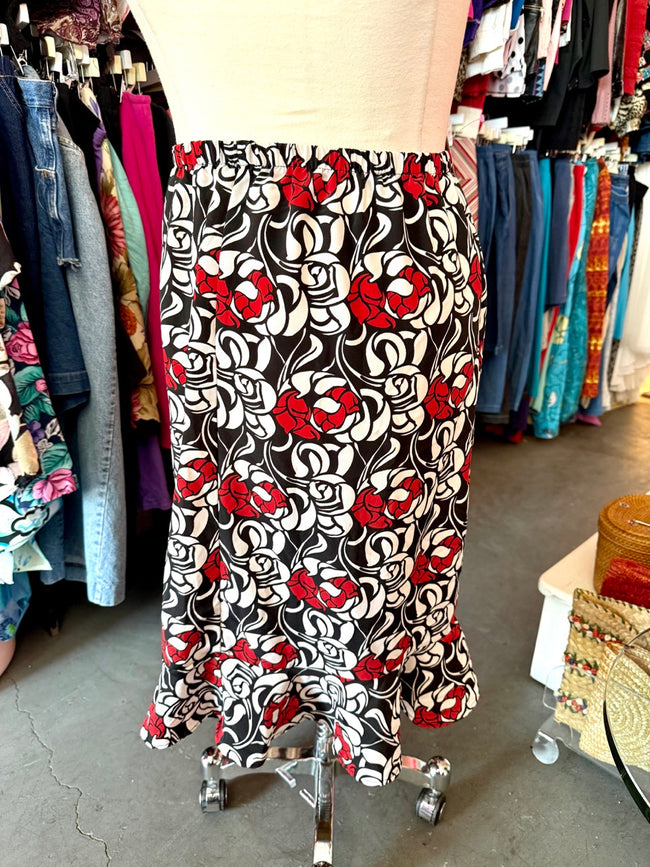 90s Walk in The Rose Garden Skirt - 4X
