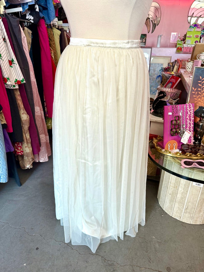 Baby Angel Satin and Tulle Maxi Skirt - 5X