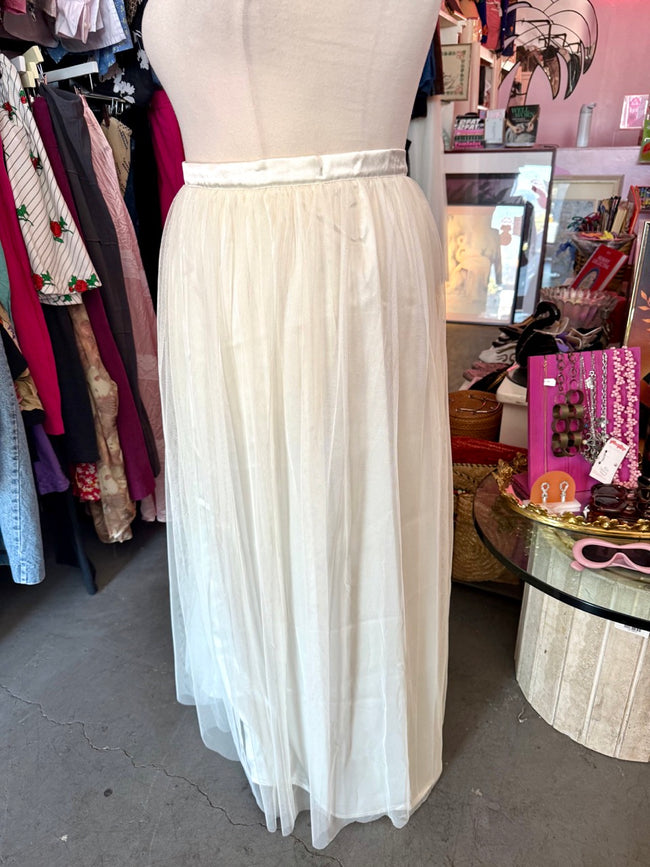 Baby Angel Satin and Tulle Maxi Skirt - 5X