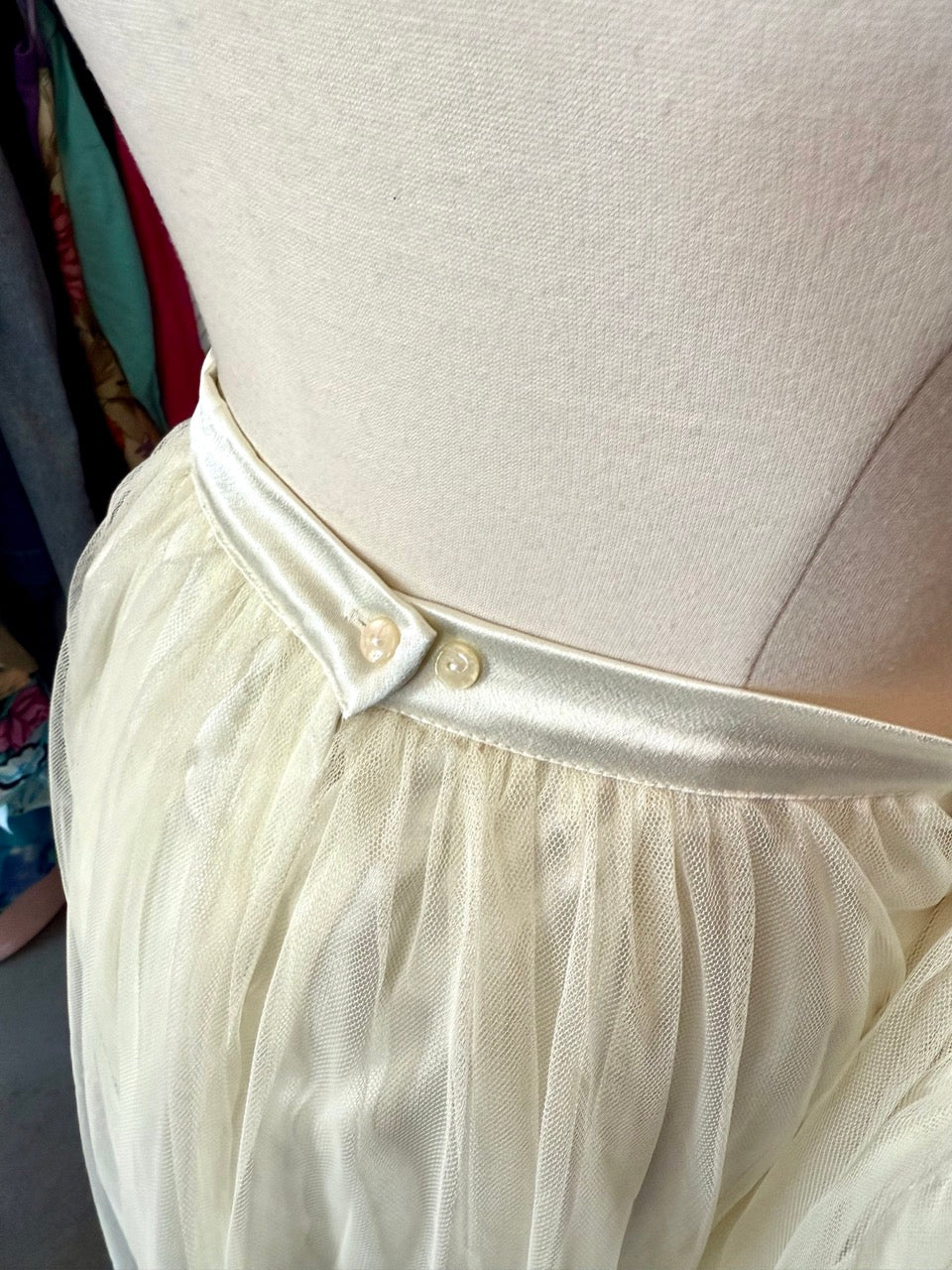 Baby Angel Satin and Tulle Maxi Skirt - 5X