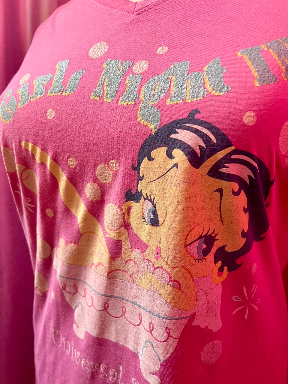 Betty Boop Universal Studios Longline T-Shirt - Size 2X/3X