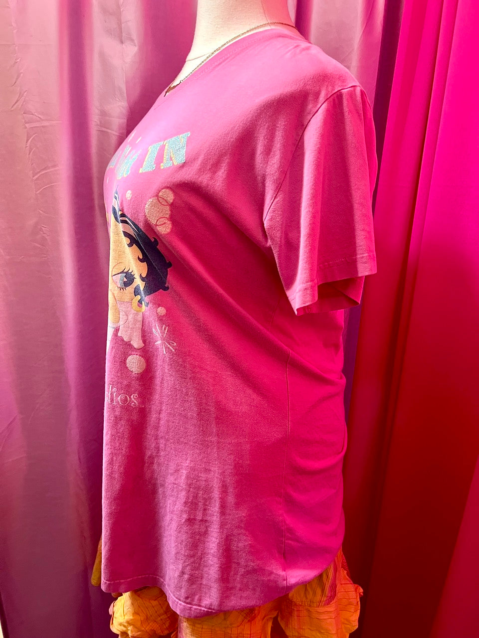 Betty Boop Universal Studios Longline T-Shirt - Size 2X/3X