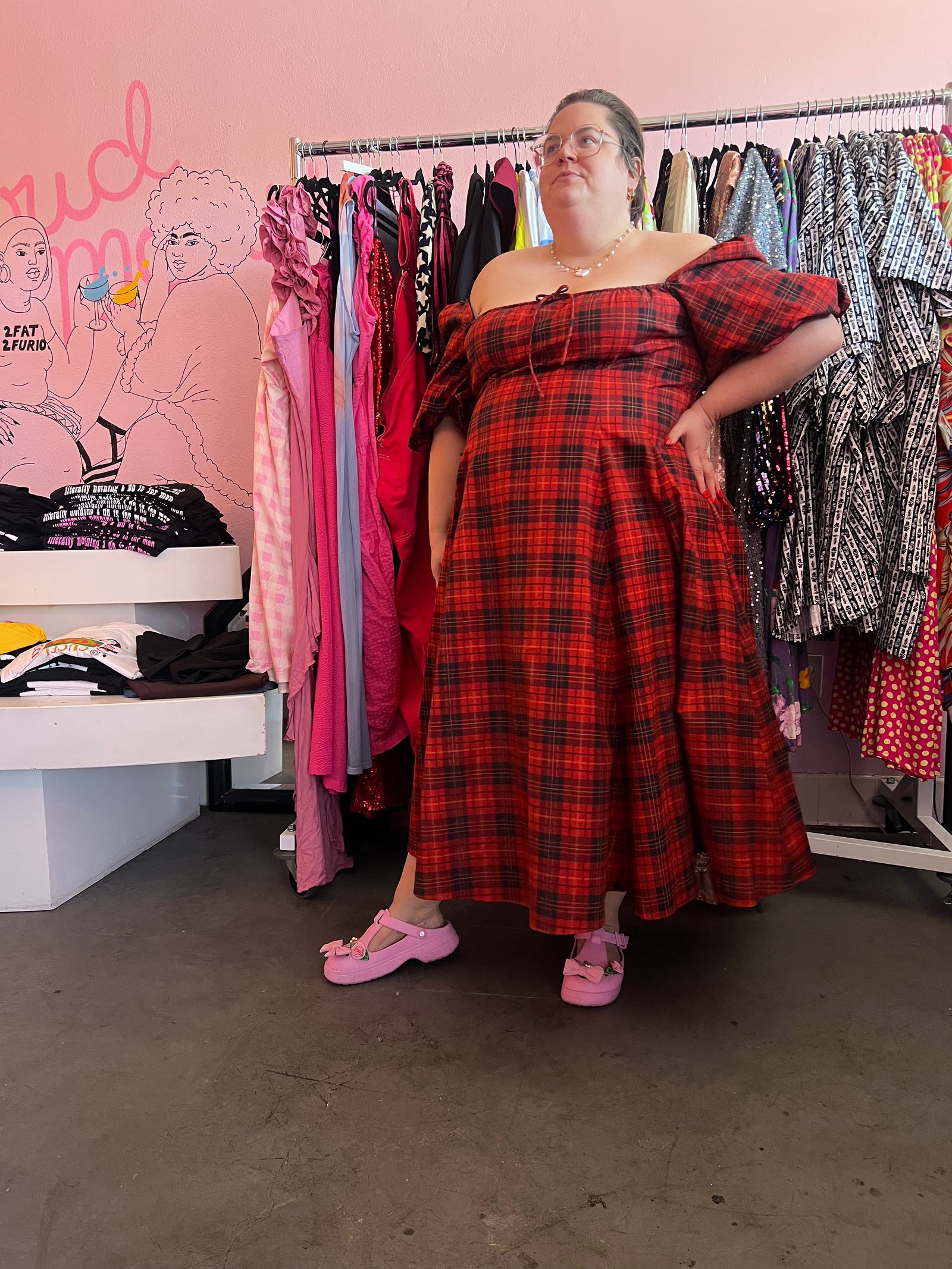 Selkie Red Tartan Day Dress NWT - 5X