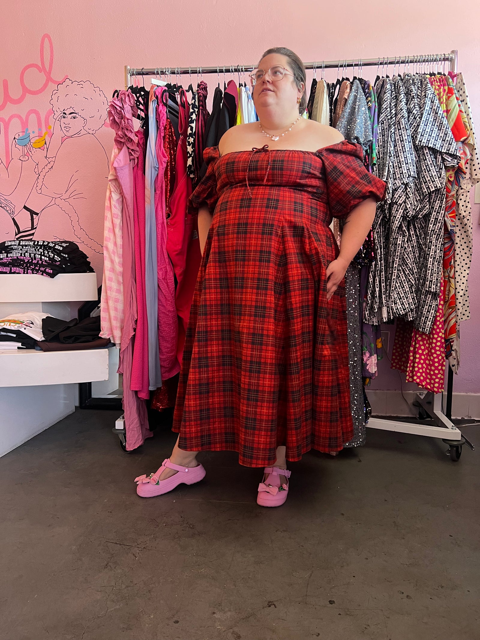Selkie Red Tartan Day Dress NWT - 5X