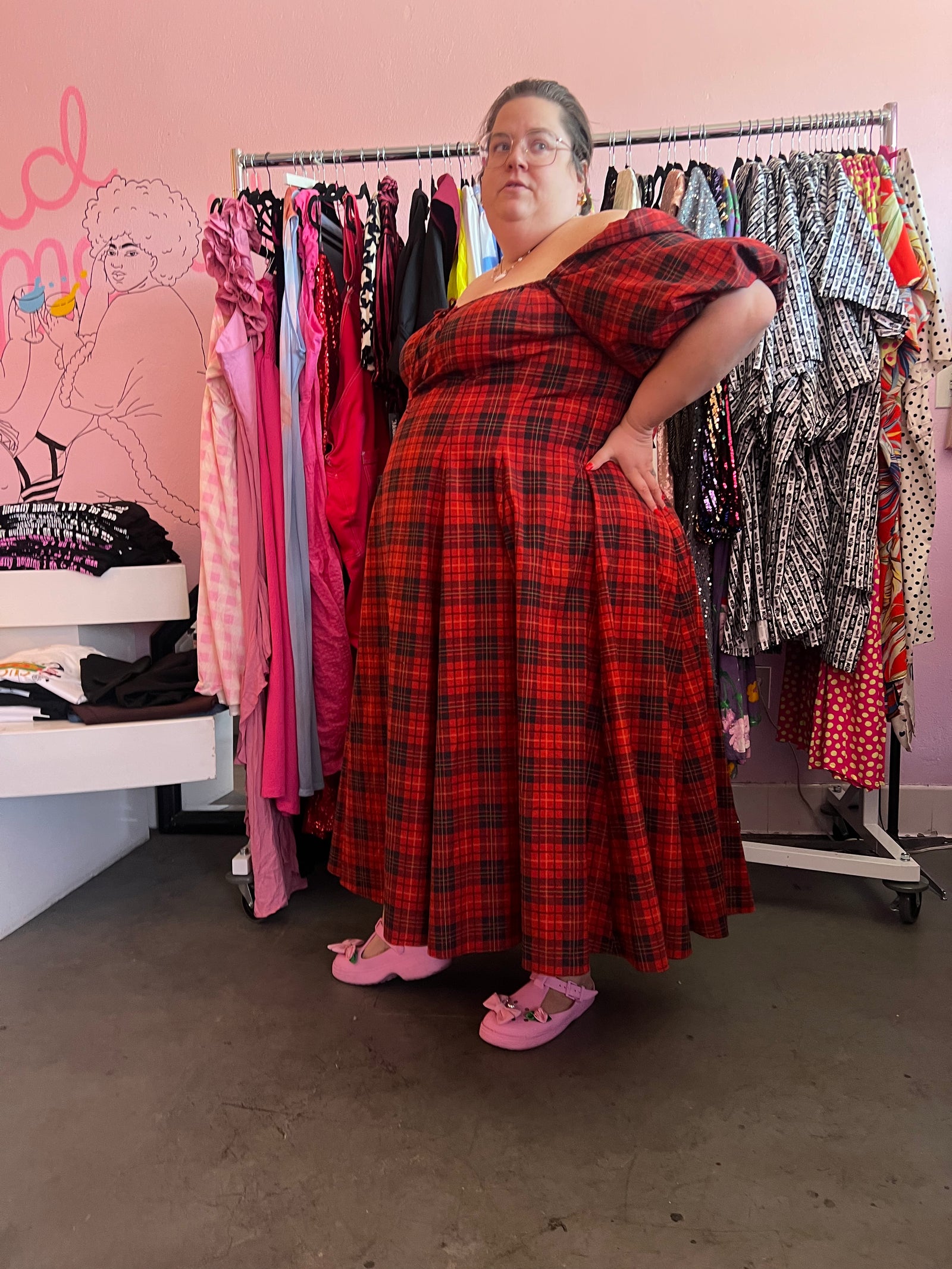 Selkie Red Tartan Day Dress NWT - 5X