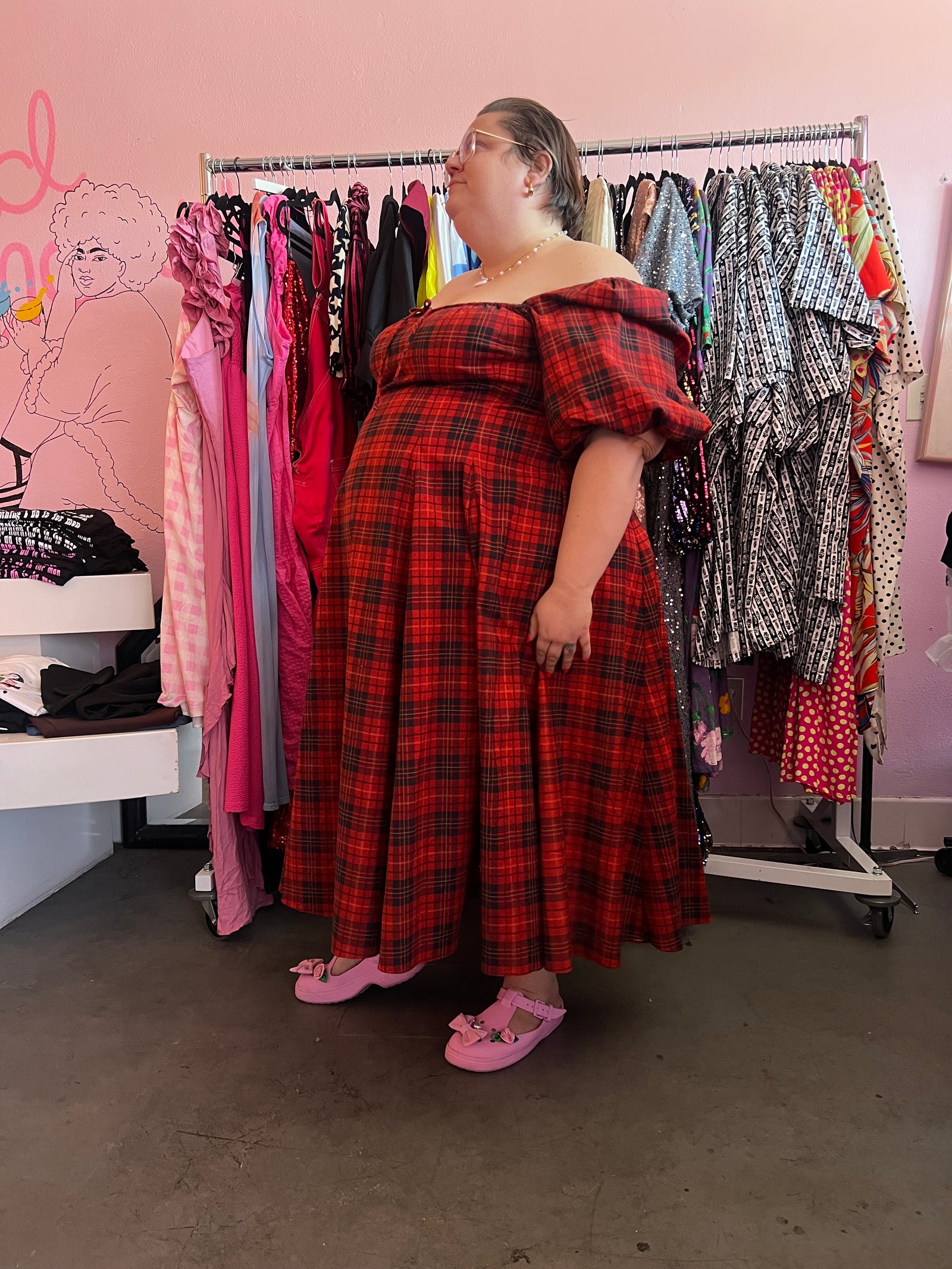 Selkie Red Tartan Day Dress NWT - 5X