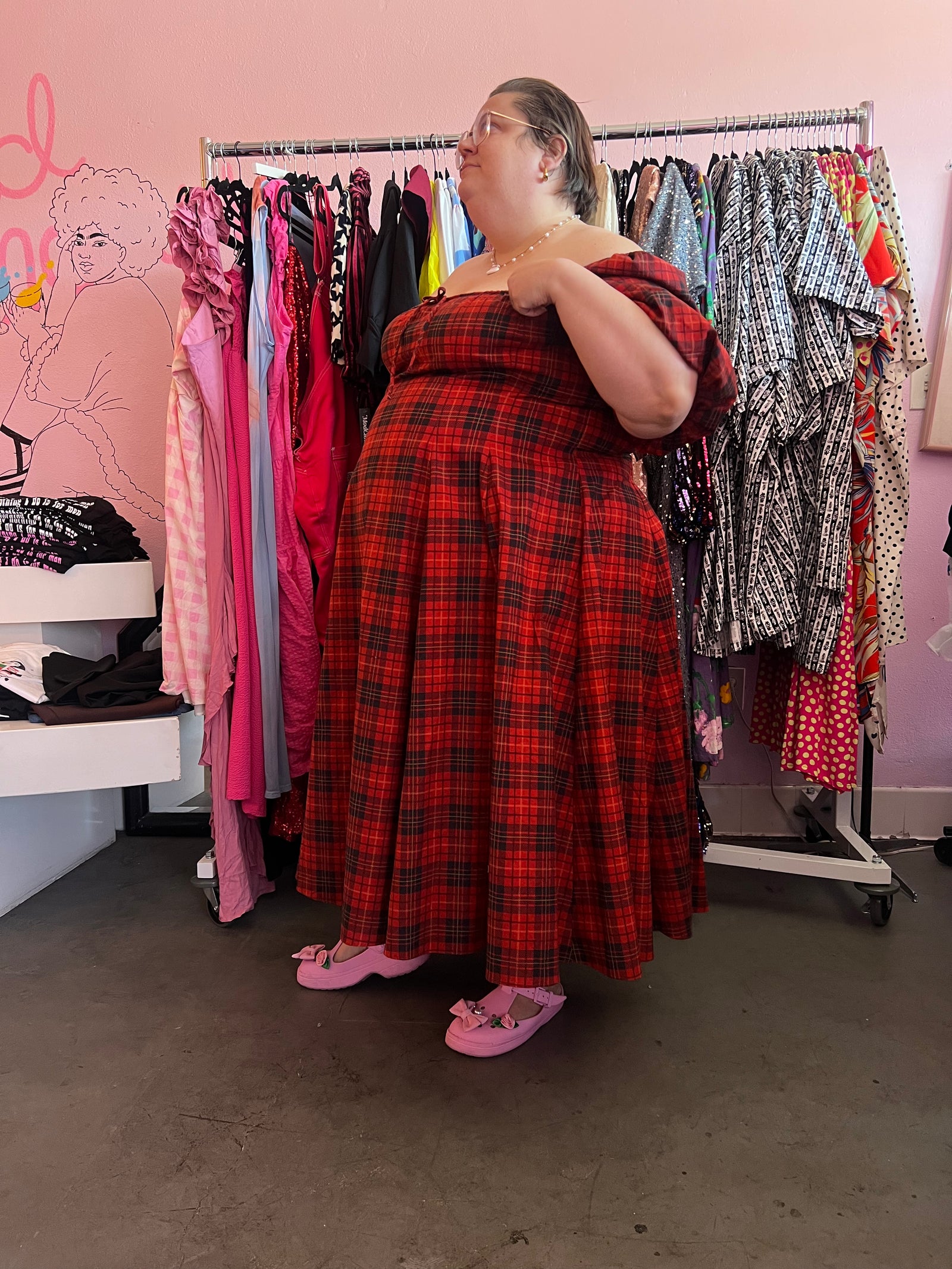 Selkie Red Tartan Day Dress NWT - 5X