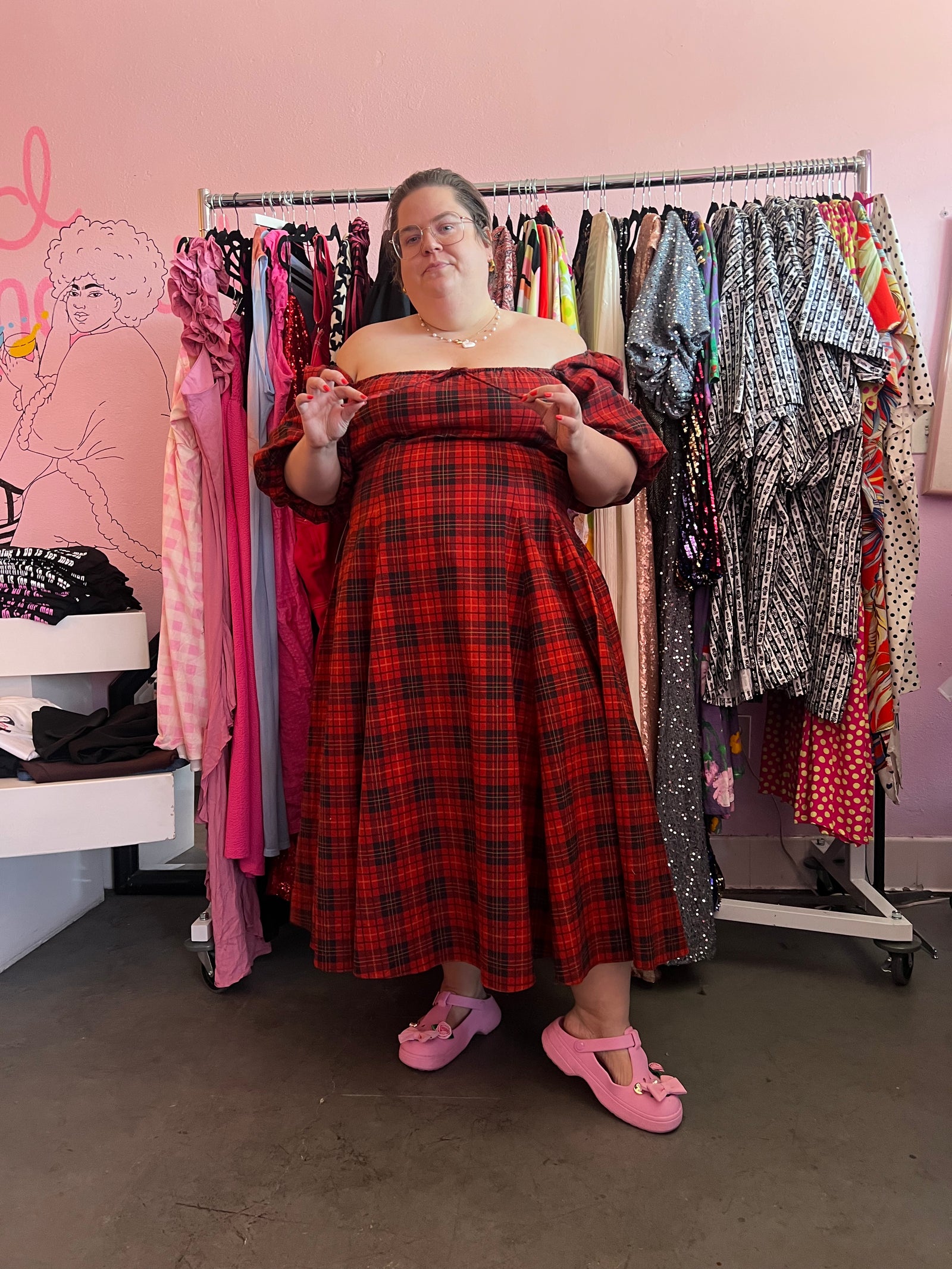 Selkie Red Tartan Day Dress NWT - 5X