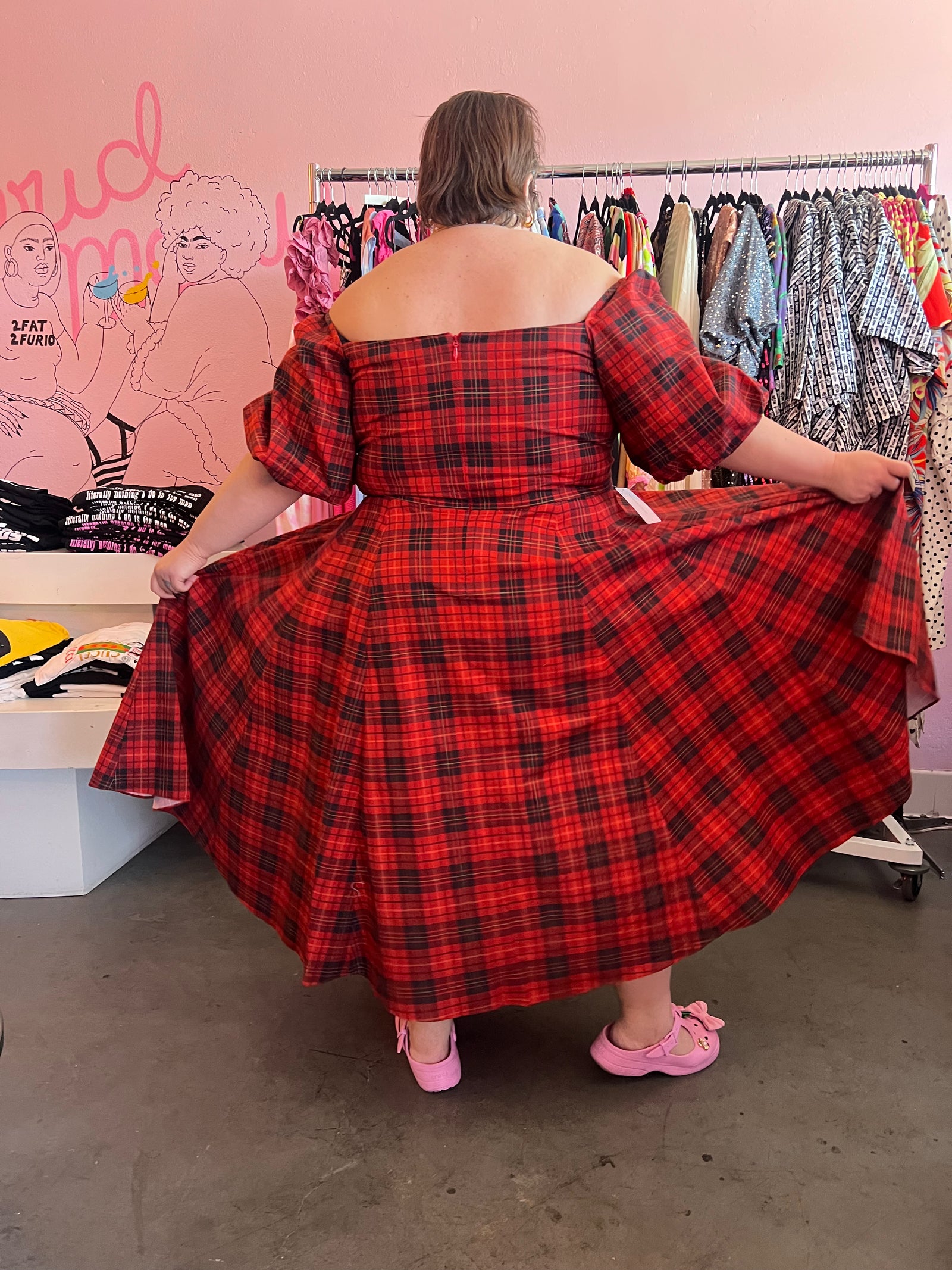 Selkie Red Tartan Day Dress NWT - 5X