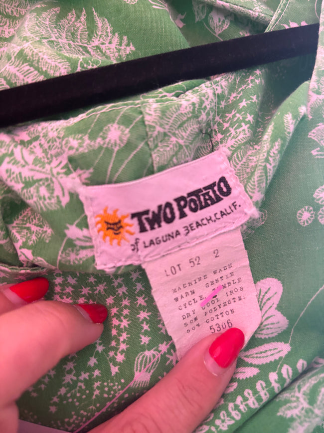 1970's Two Potato of Laguna Cotton Maxi