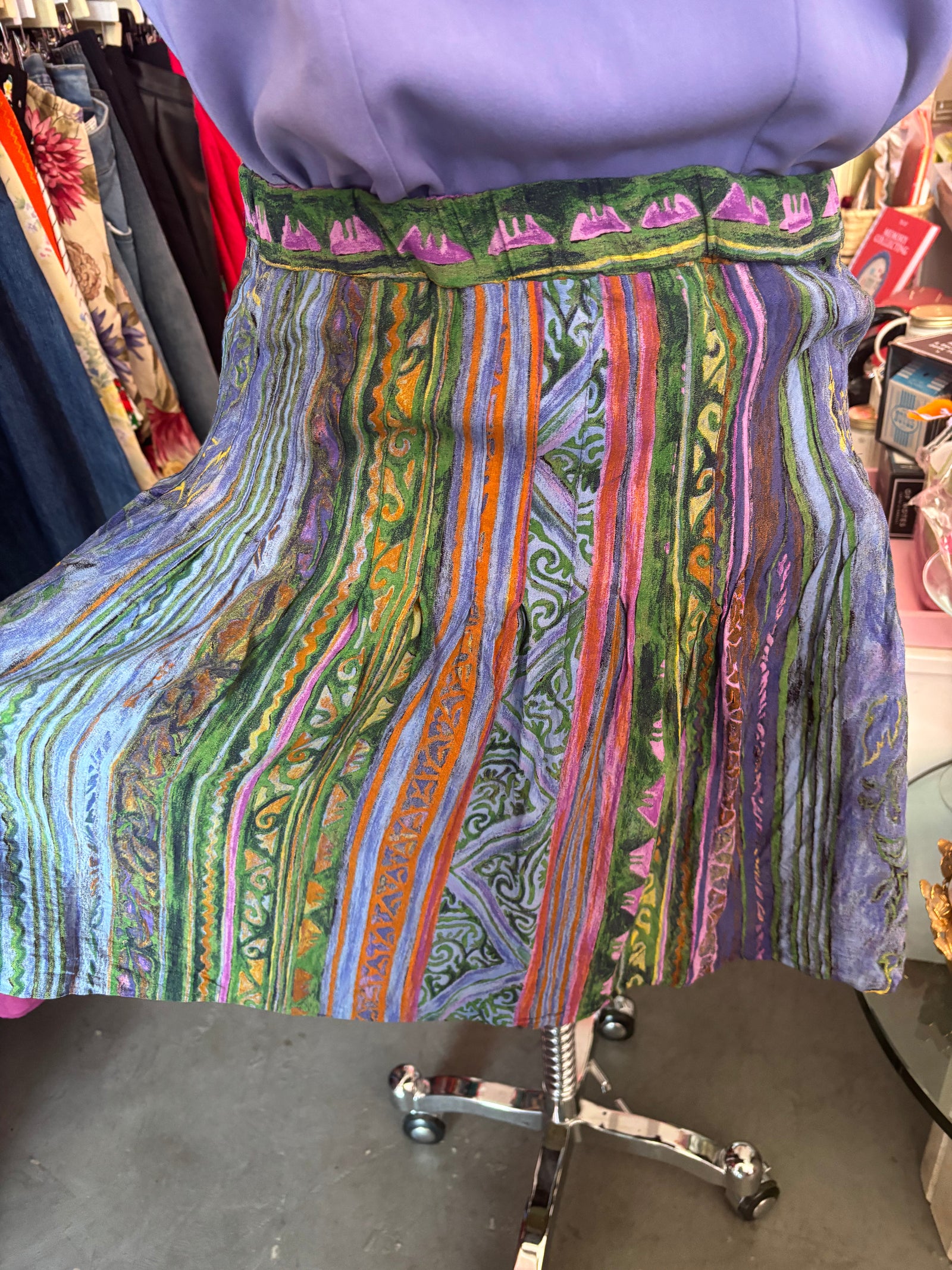 Carol Little Vintage Flippy Mini Skirt