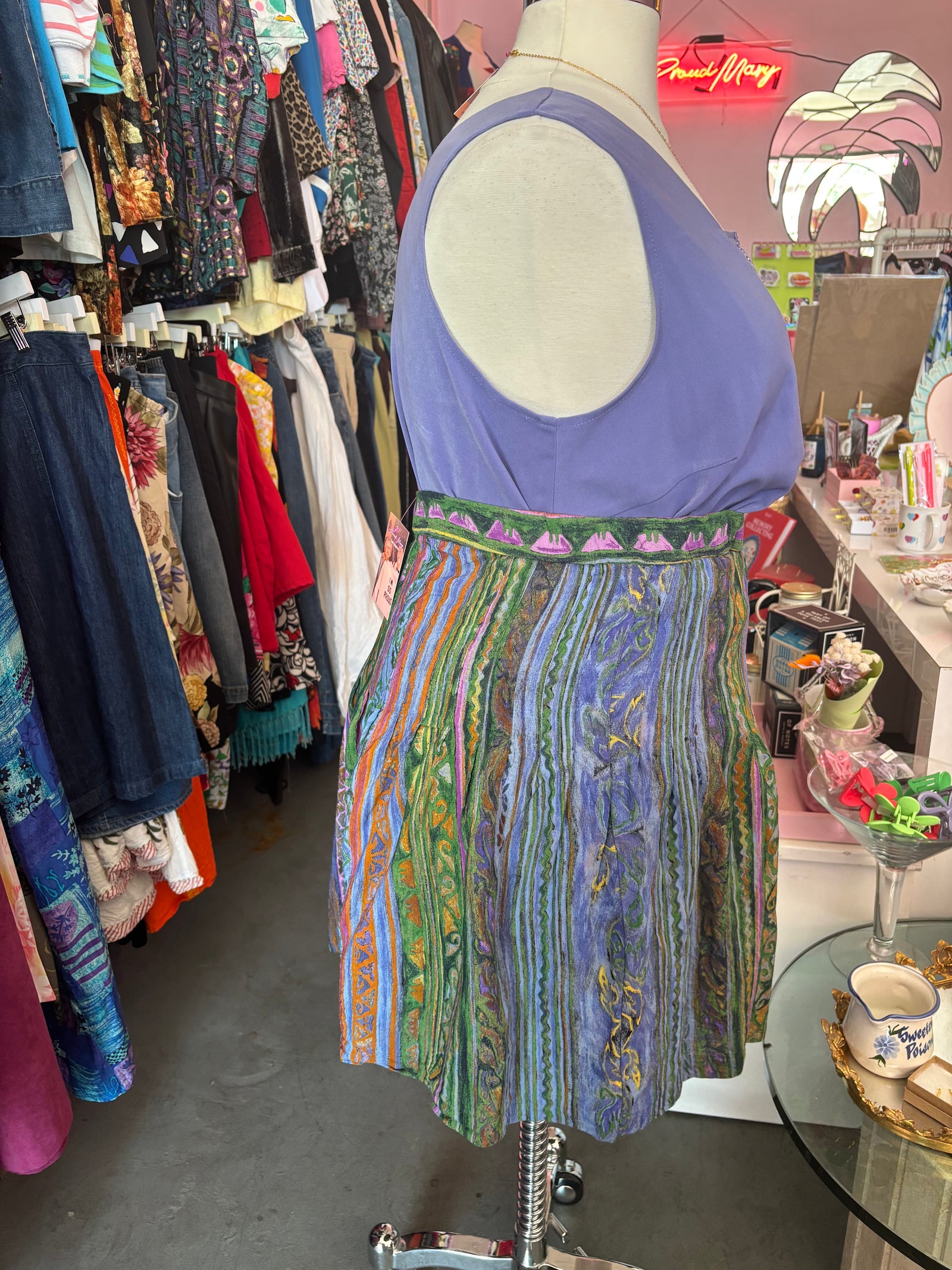 Carol Little Vintage Flippy Mini Skirt