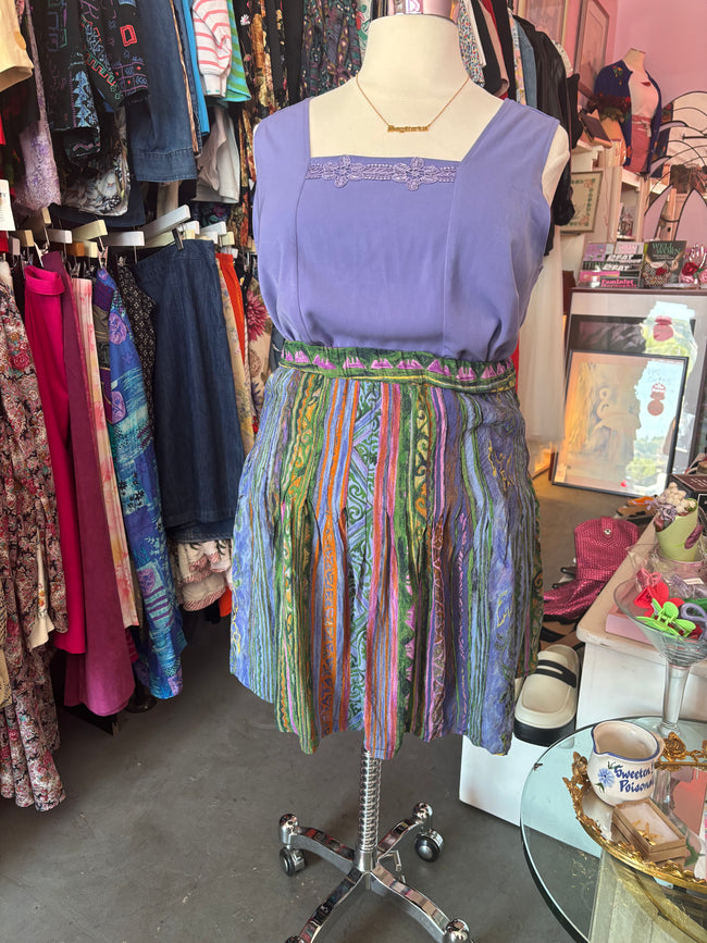 Carol Little Vintage Flippy Mini Skirt