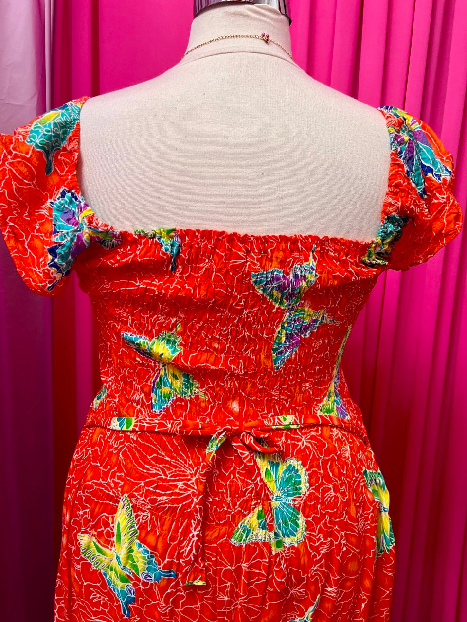 Butterfly Baby 90s Vacation Maxi Dress