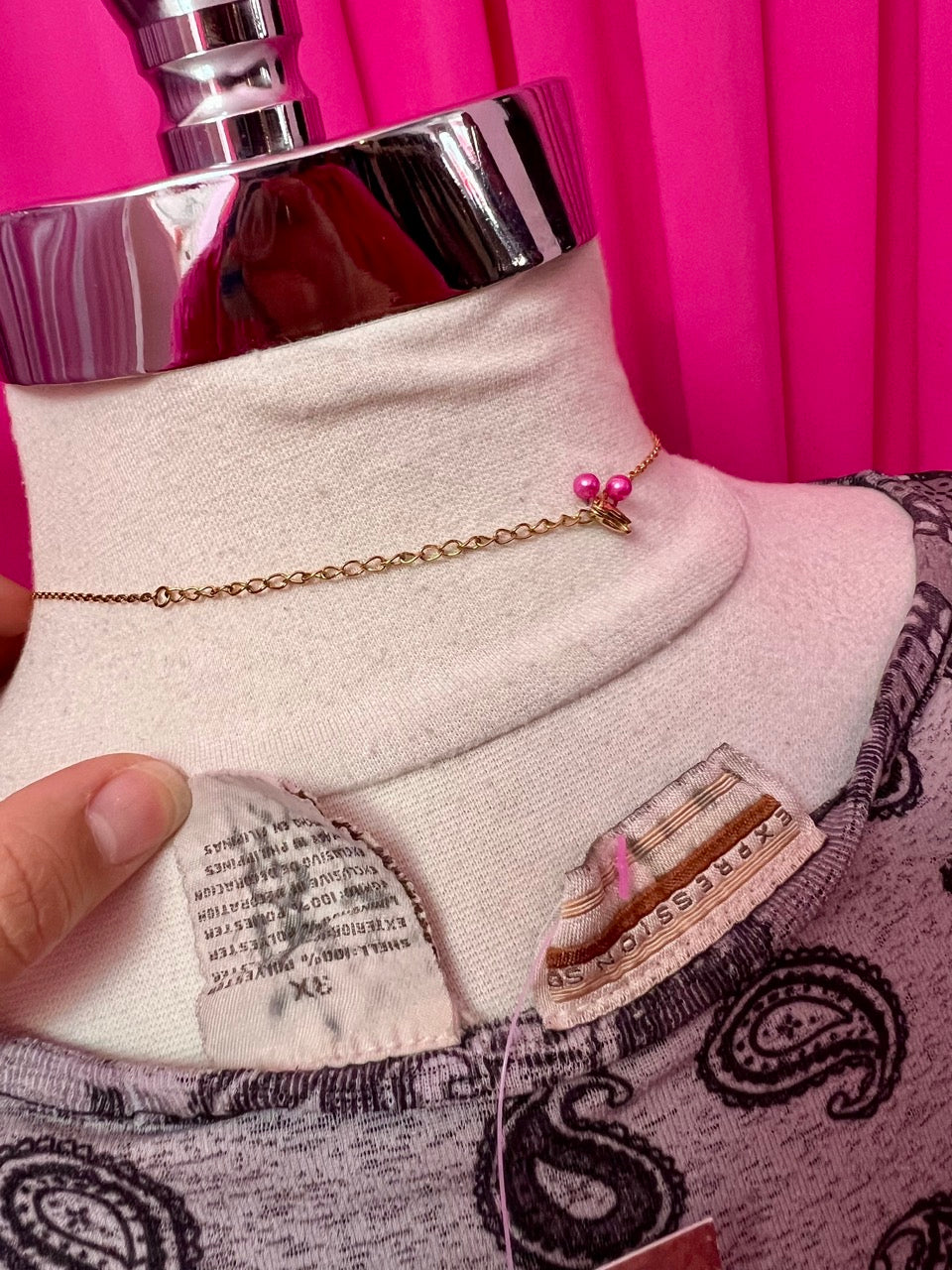 90s Paisley Mixed Print Midi Dress - 3X+