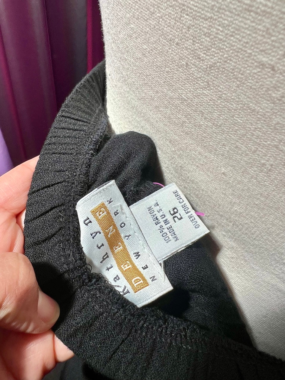 80s Black Staple Flippy Skirt