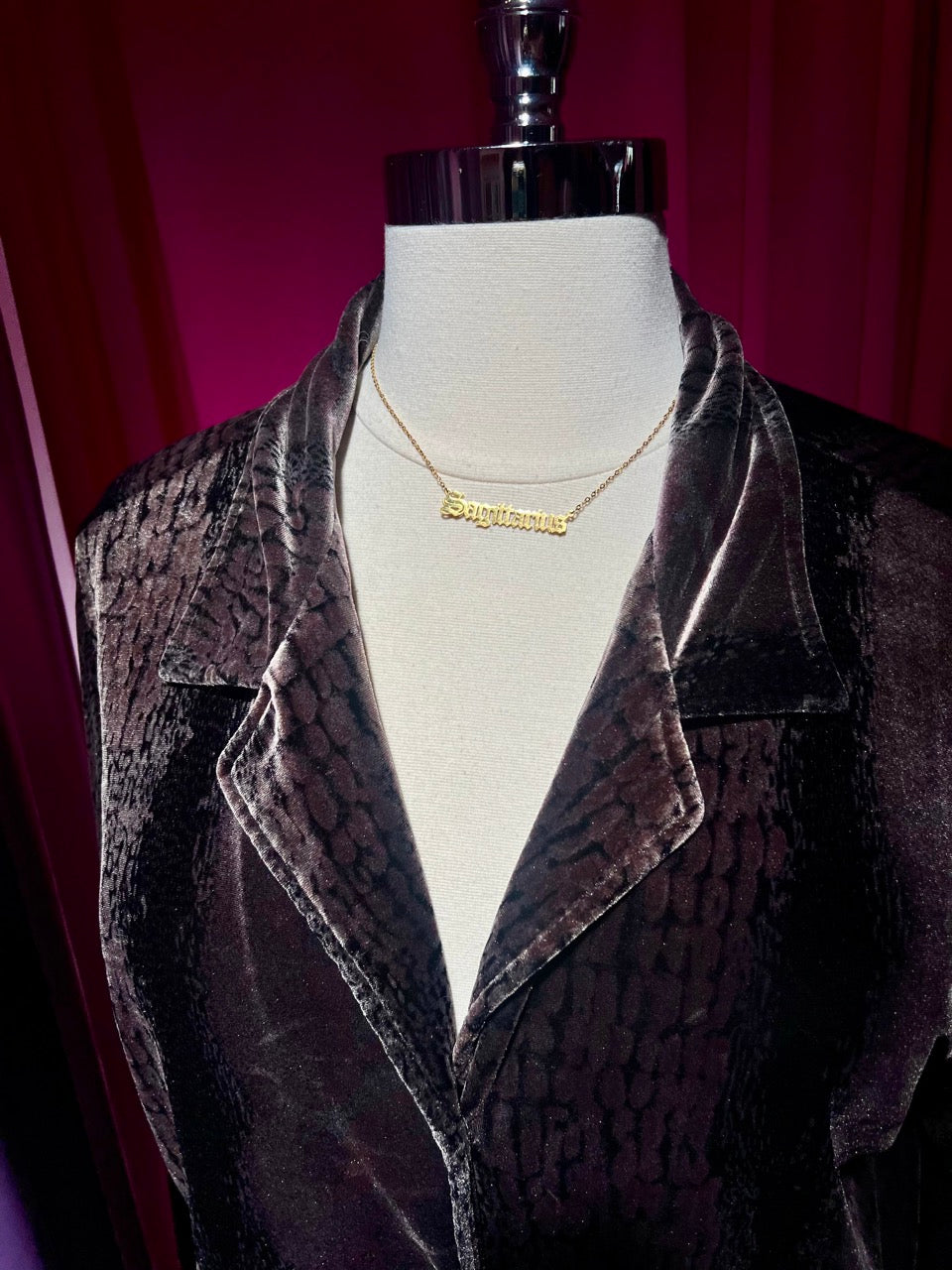 90s Velvet Reptile Button Up - Size 2X