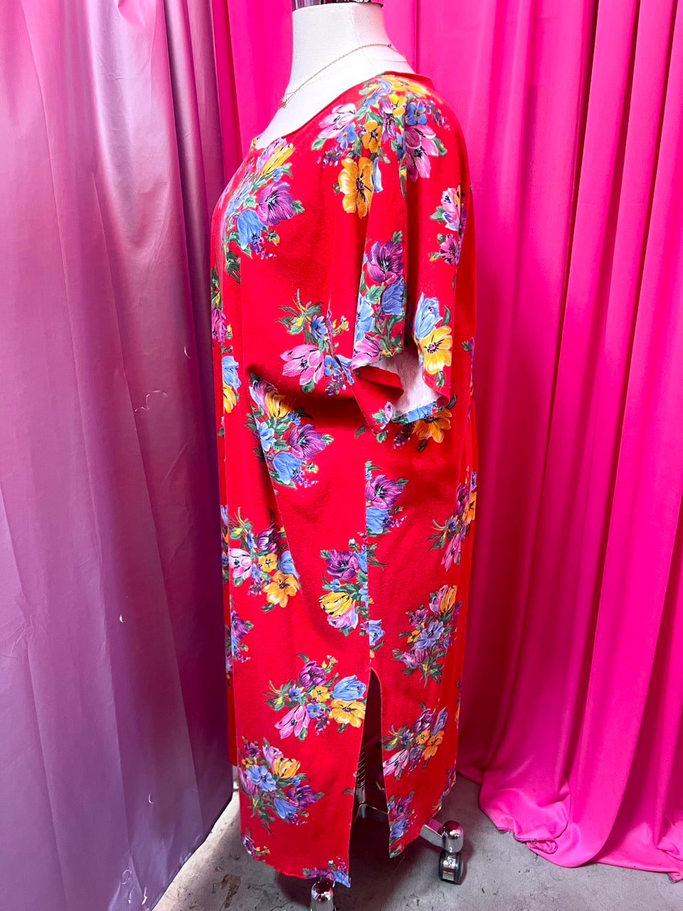 Summer Romantic Bouquet Maxi Dress - 4X/5X