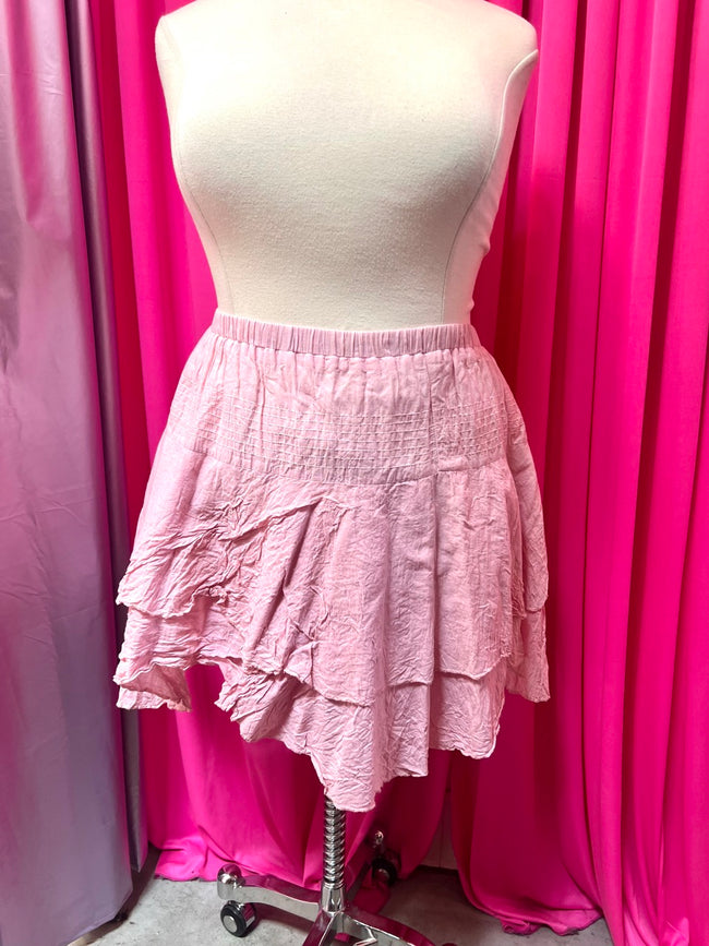 2000s Floaty Faerie Handkerchief Skirt - XL (very stretchy)