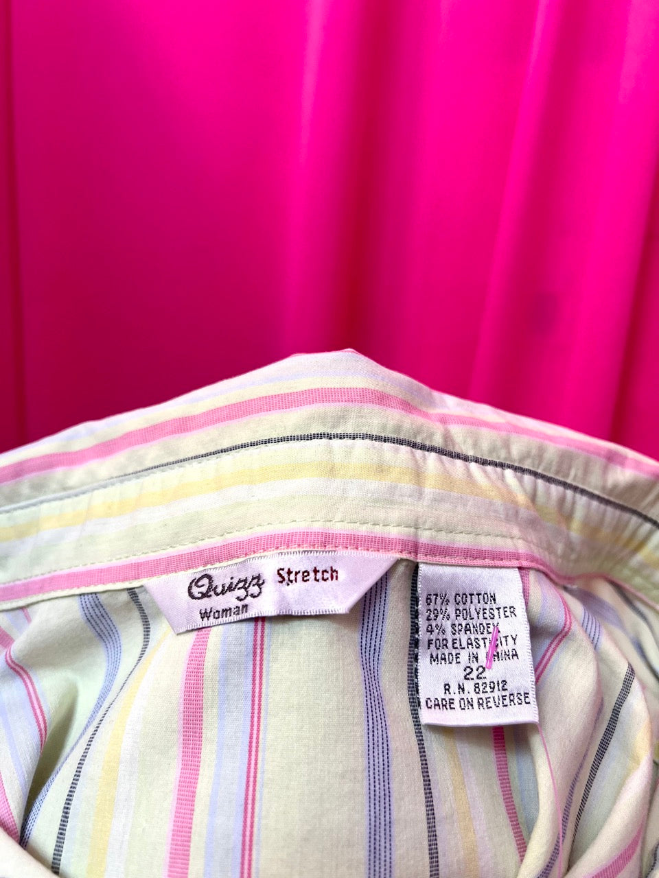 90s Stripes and Buckles Blouse - 22