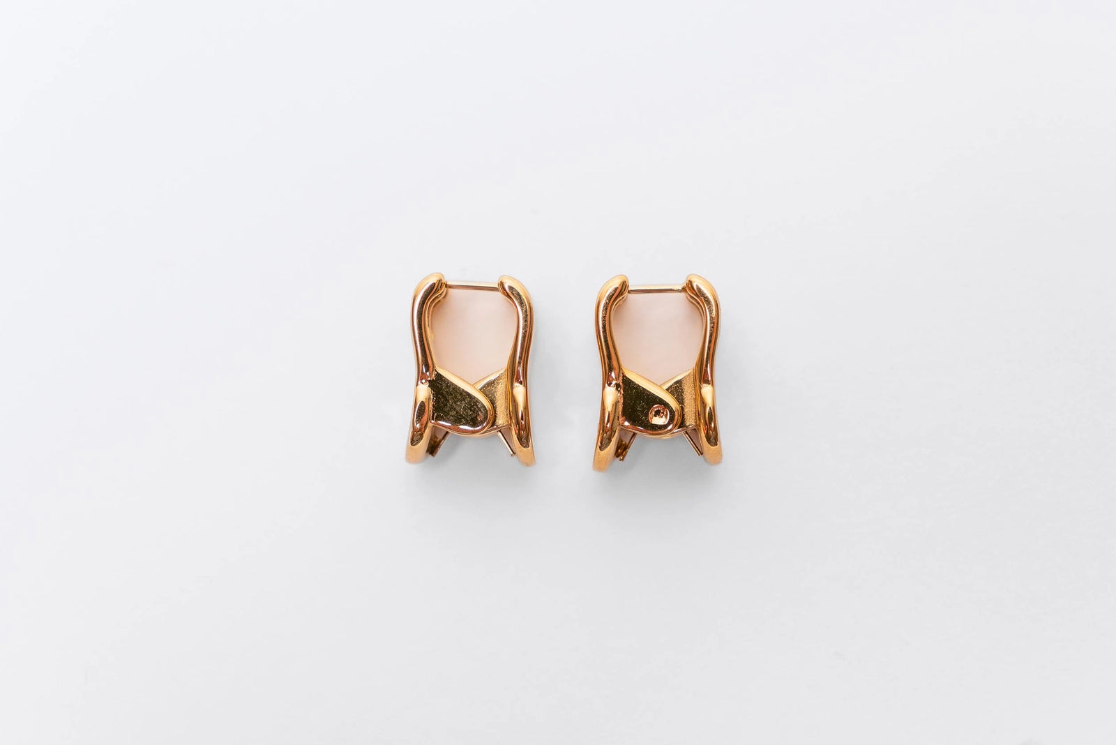 Mini Claw Clip Hoop Earrings - Available in Gold or Stainless Steel