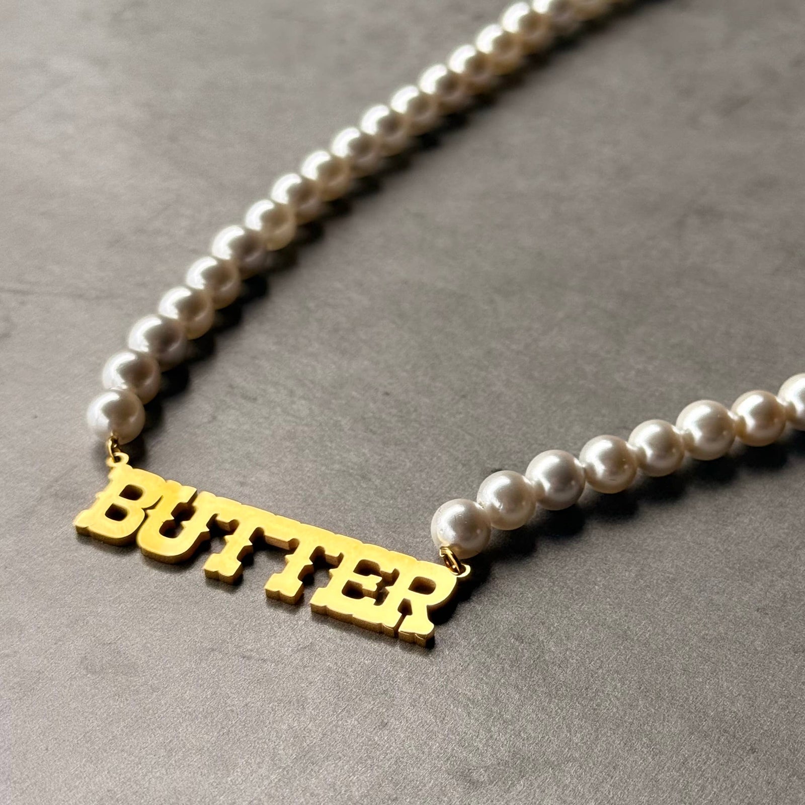 Butter Beaded Necklace
