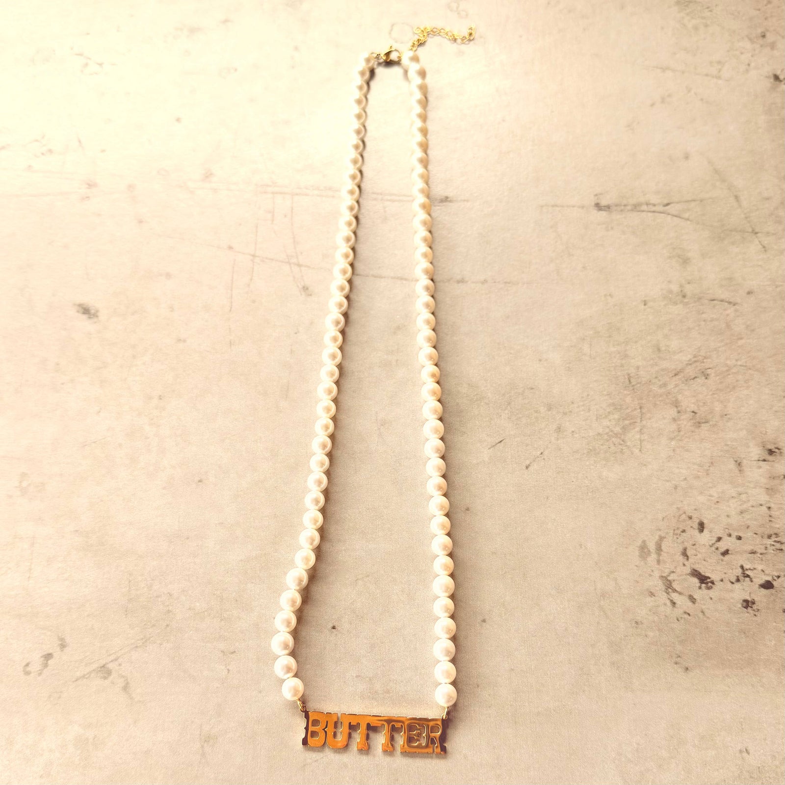 Butter Beaded Necklace