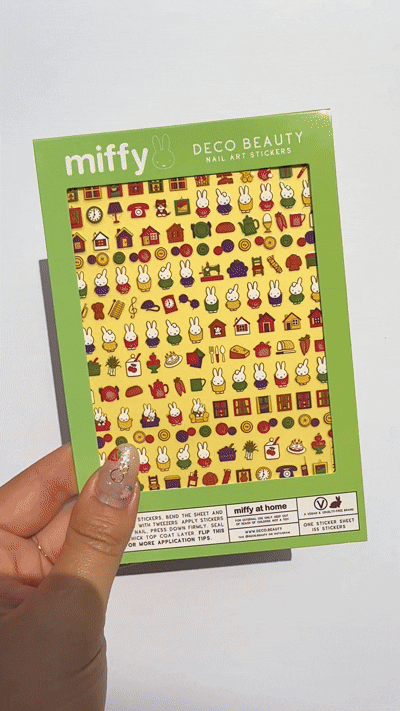Nail Art Stickers - MIFFY AT HOME