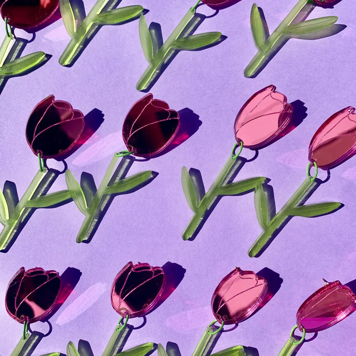 Happy Tulip Statement Earrings