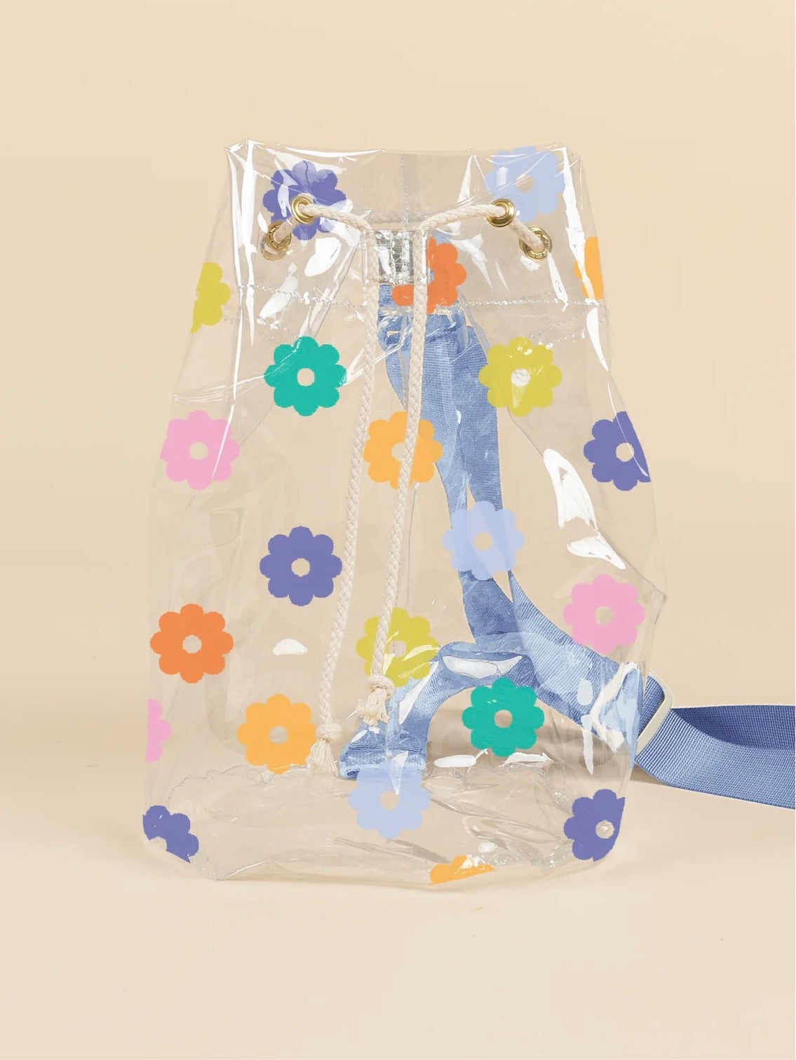 Clear Daisy Bucket Bag