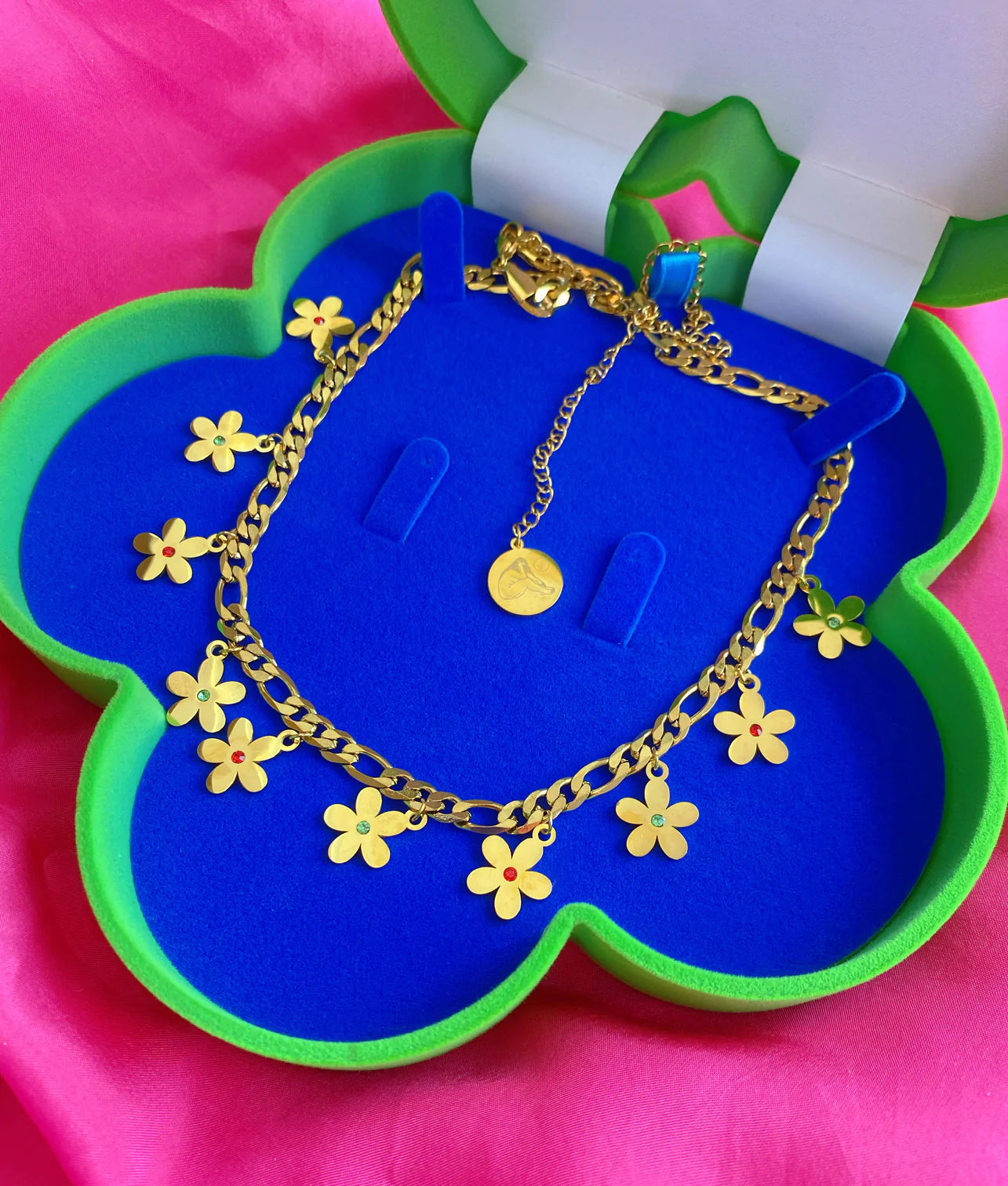 Reesa Daisy Chain Adjustable Necklace