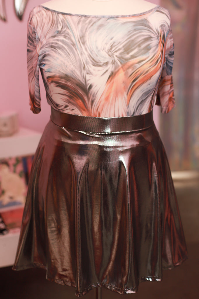 Liquid Mesh Crop Top