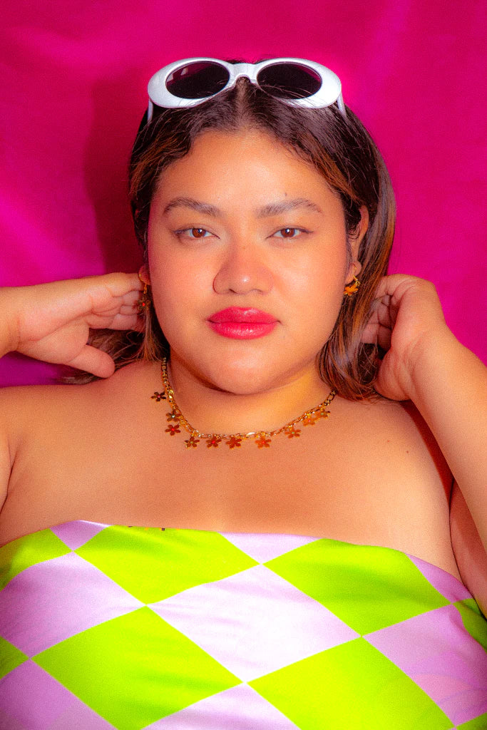 Reesa Daisy Chain Adjustable Necklace