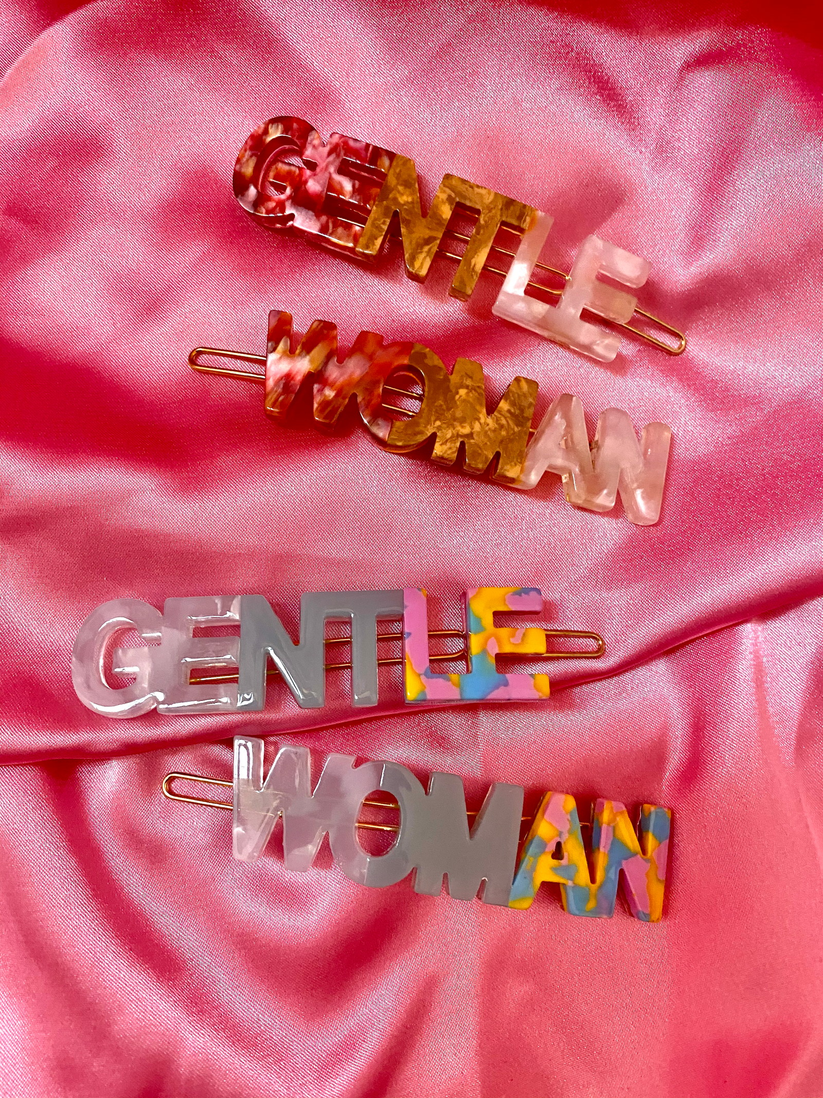 Gentle Woman Hair Clip Set