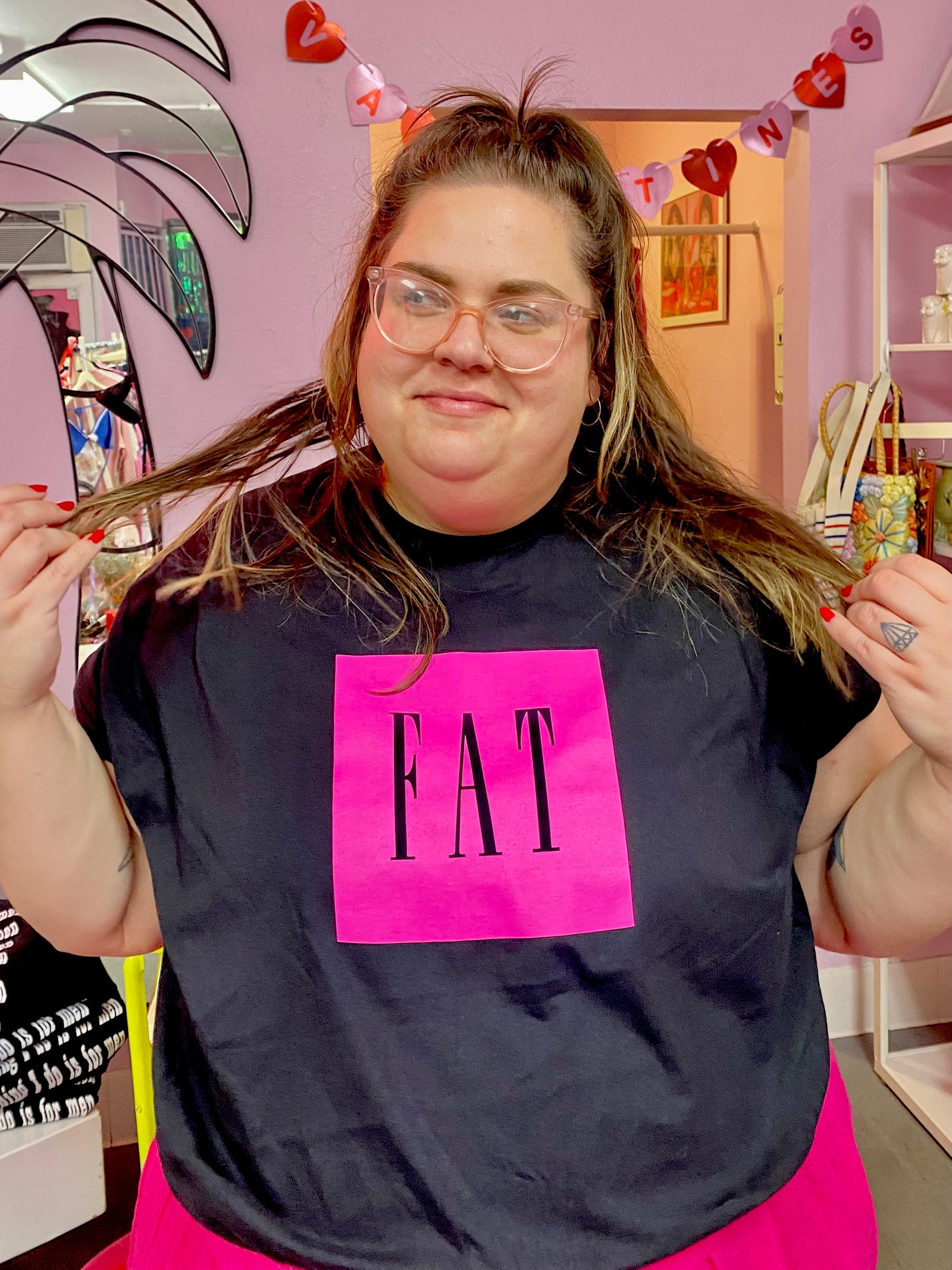 Fat, Inc Tee in Black