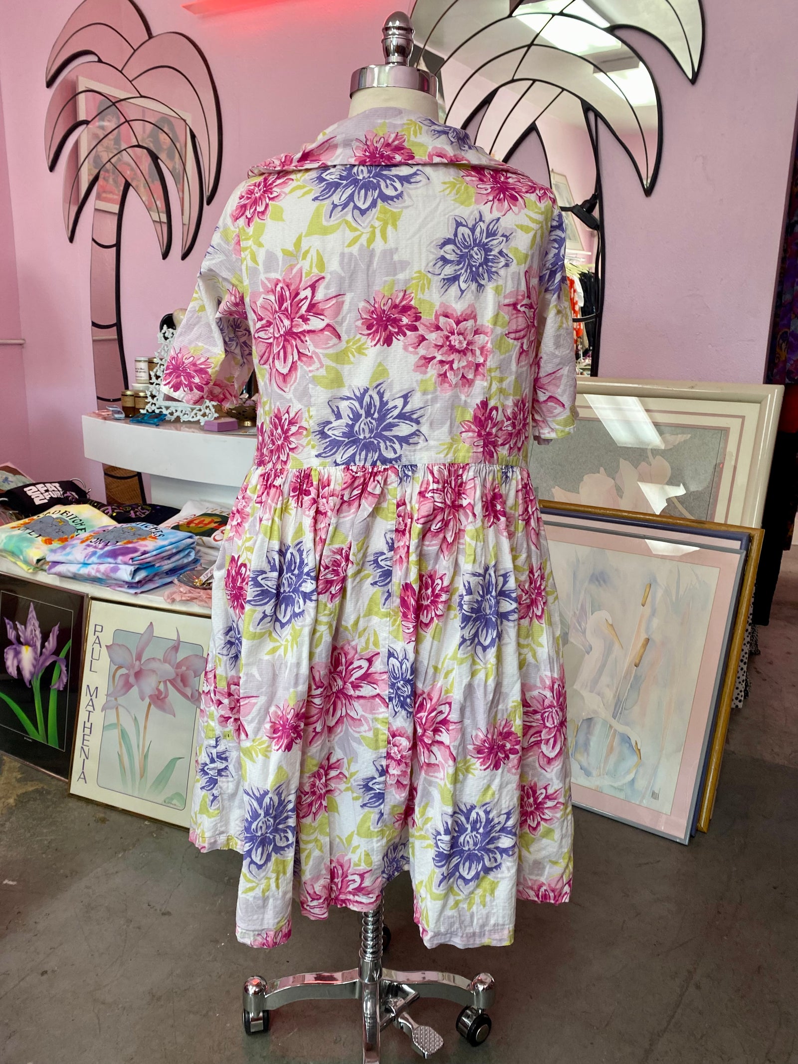 Neon Mum Cotton Dress by Eshakti