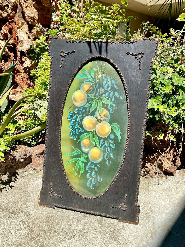 Antique Gothic Framed Fruit Print - Locals Only