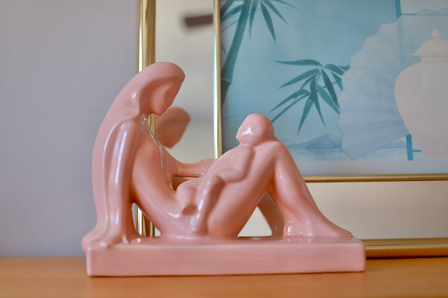 Haeger Mother and Child Scupture - Locals Only