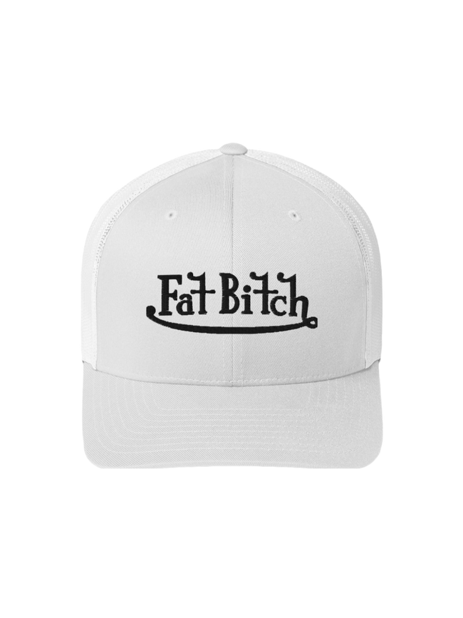 Fat B*tch Trucker Cap in Black Embroidery