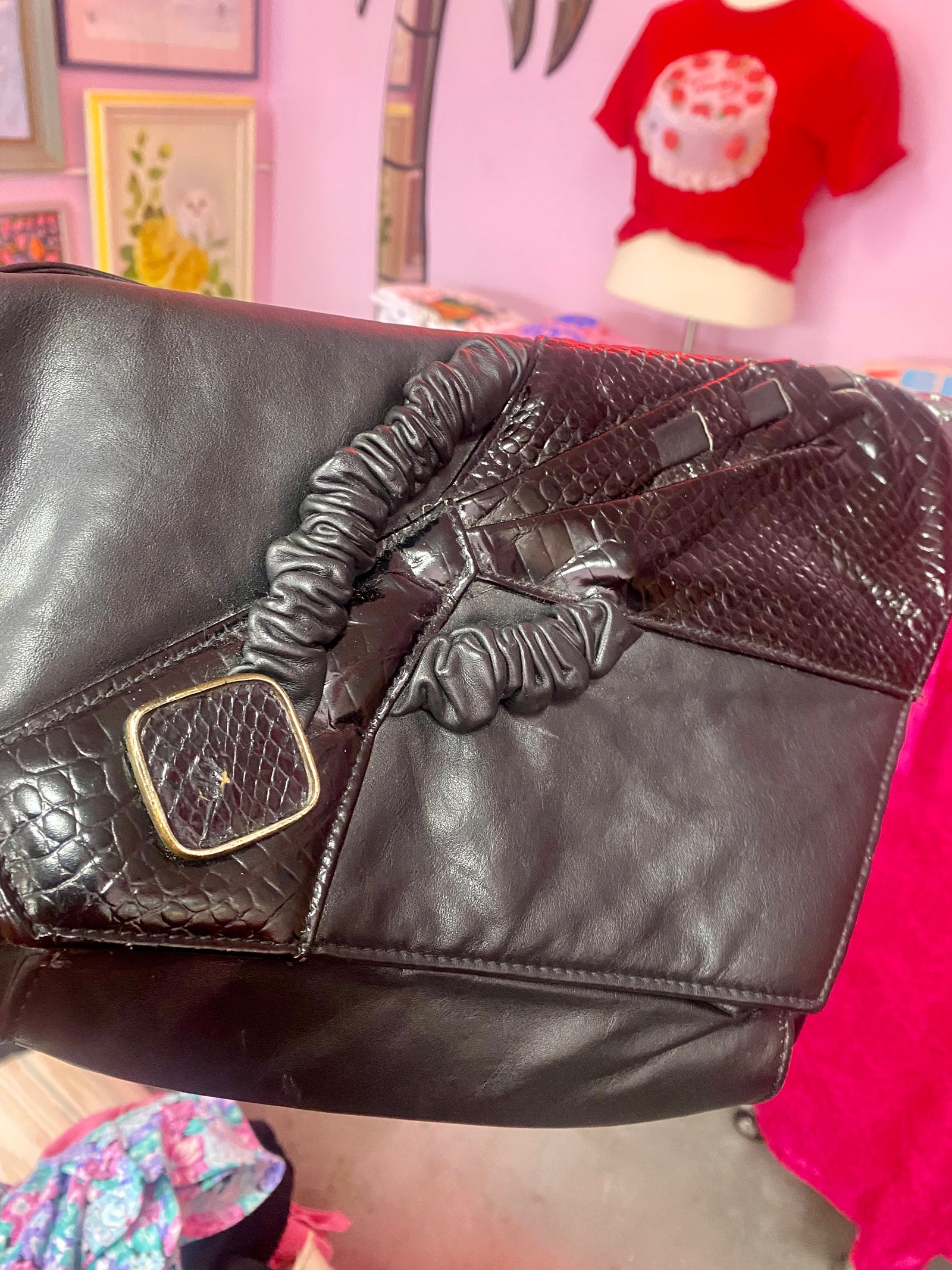 1980’s Leather Handbag