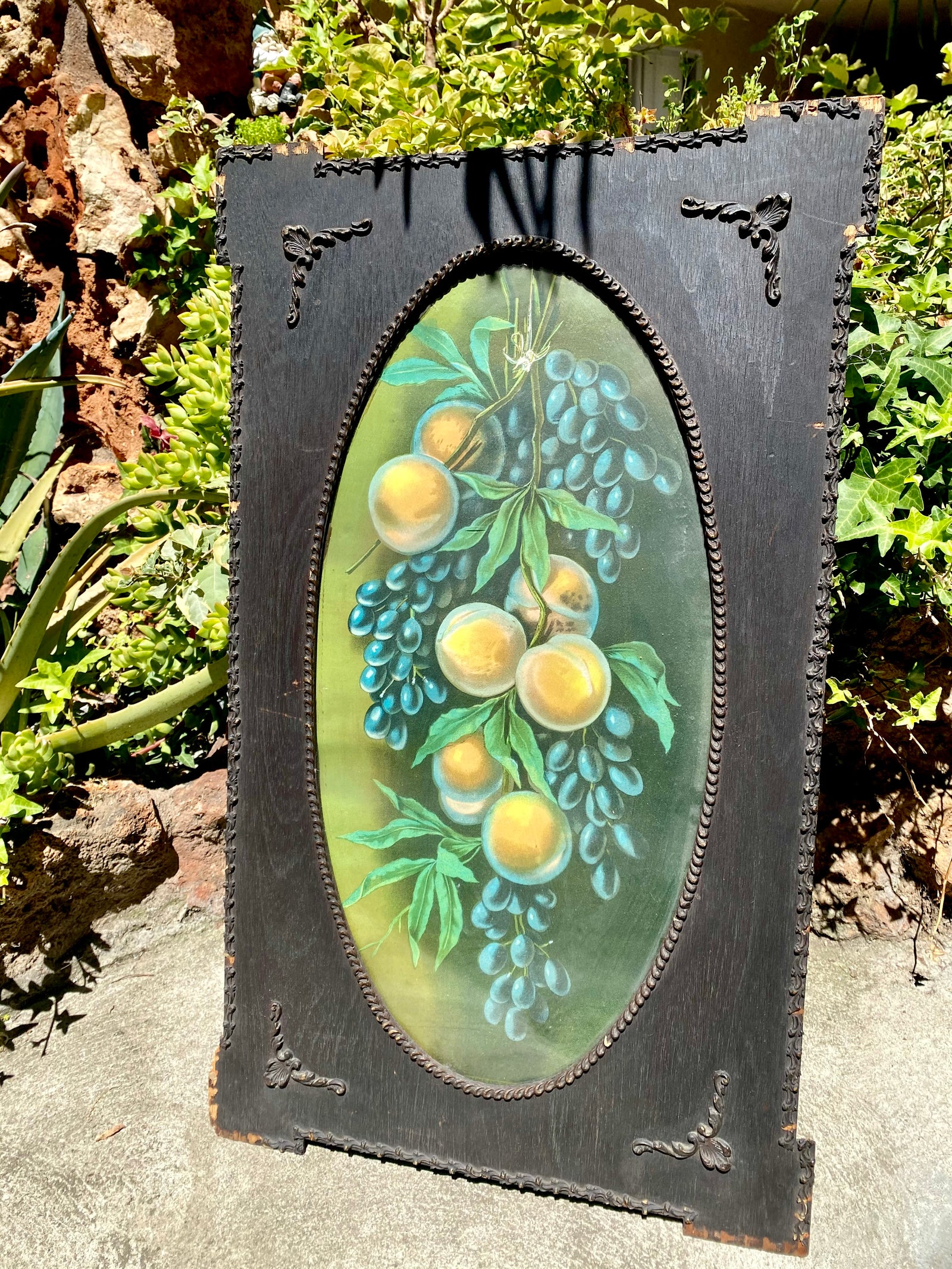 Antique Gothic Framed Fruit Print - Locals Only