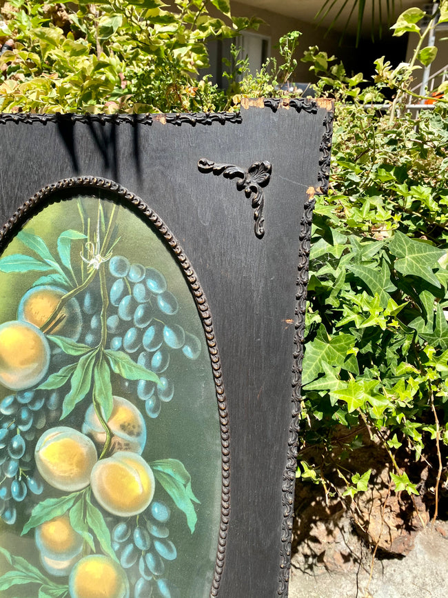 Antique Gothic Framed Fruit Print - Locals Only