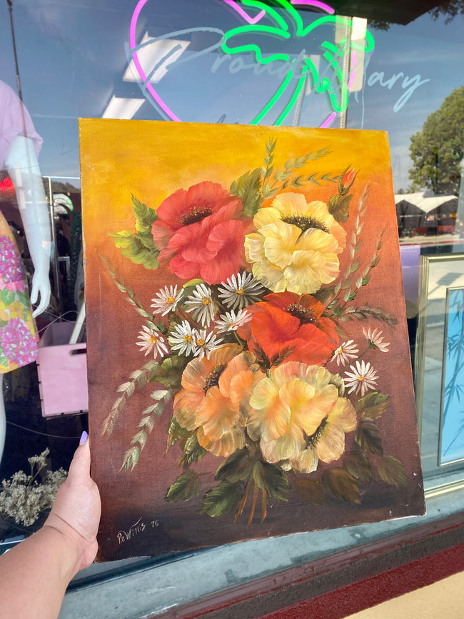 1970’s Floral Painting
