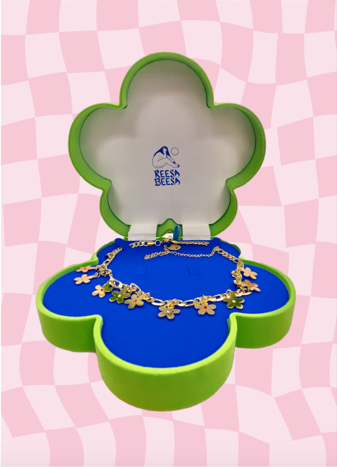 Reesa Daisy Chain Adjustable Necklace