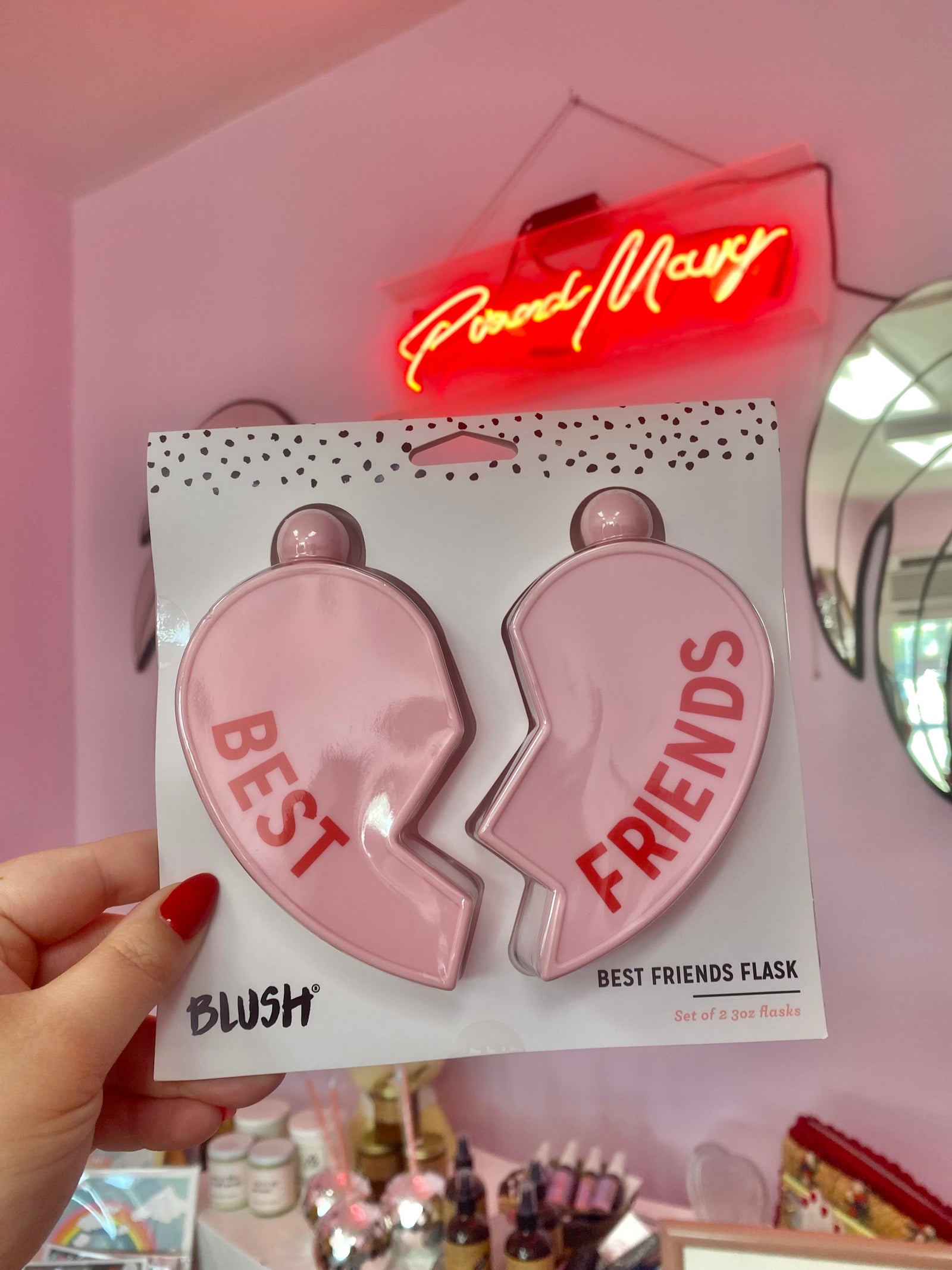 Best Friends Flask Set