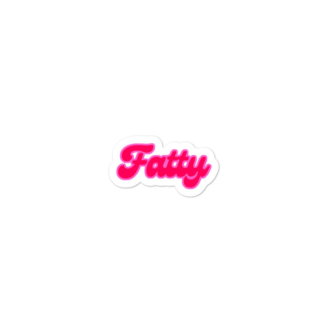 Fatty Vinyl Sticker