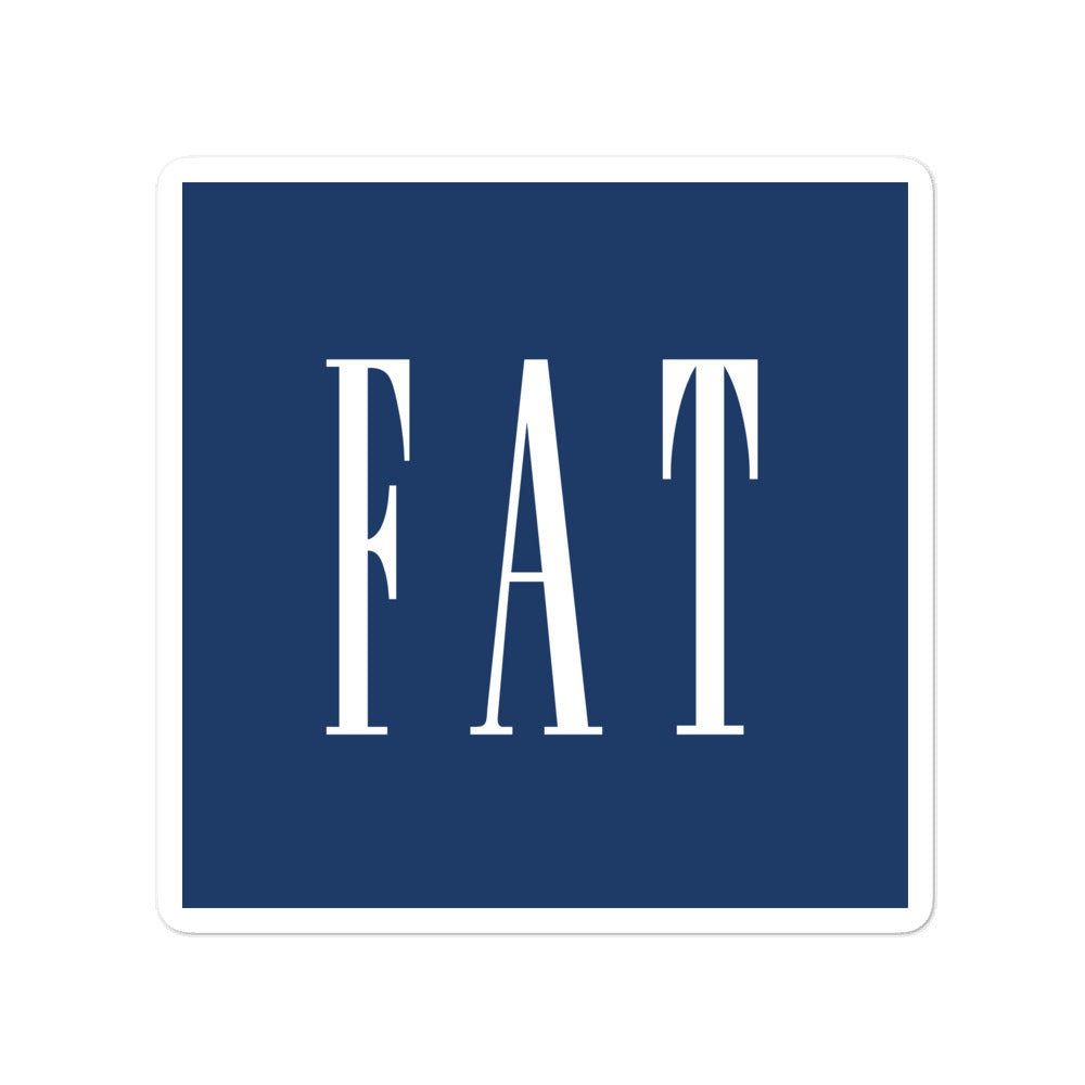 Fat, Inc Classic Bubble-free stickers